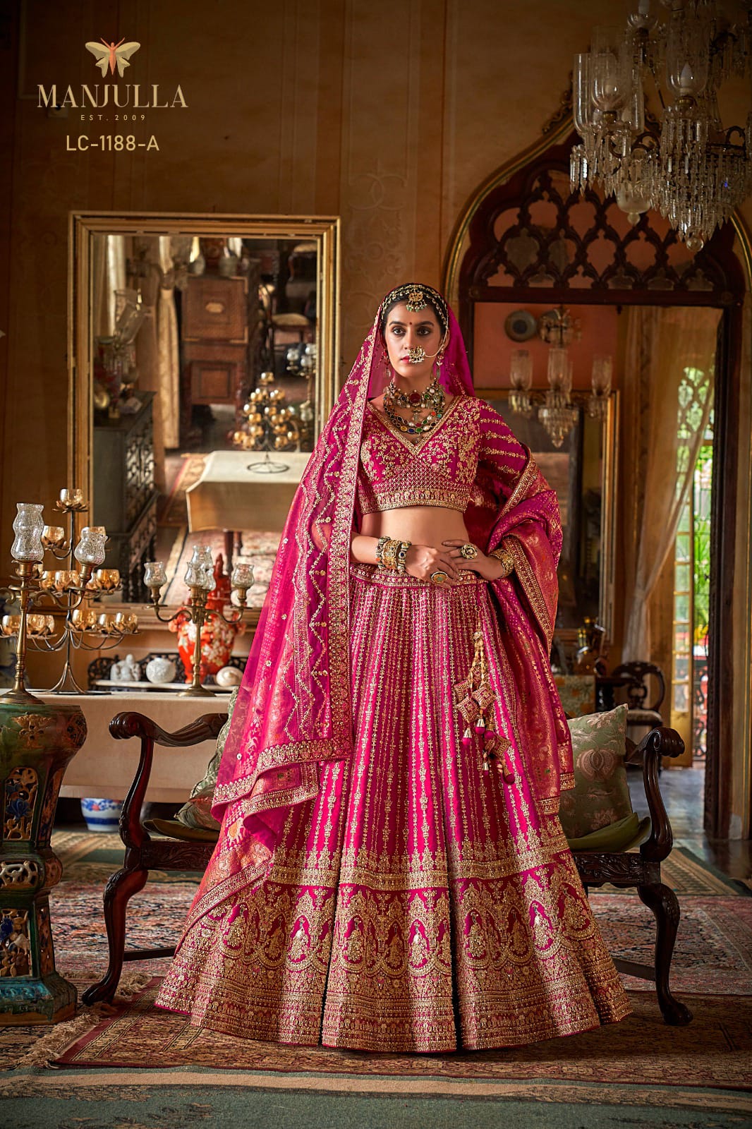 MANJULA PRESNET DULHAN VOL 01 SERIES 1141 BRIDAL LEHENGA CHOLI 14