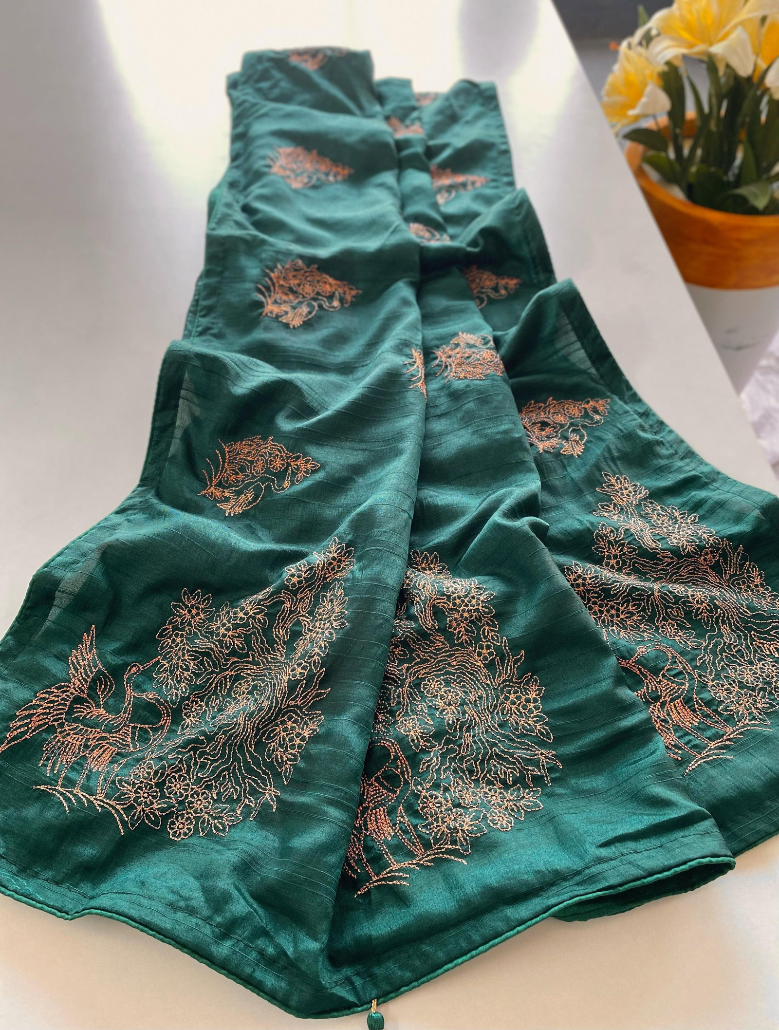 T.S PRESENT NEW CONCEPT OF SILK WITH  ZARI AND EMBROIDERY SERIES AMAYA 14