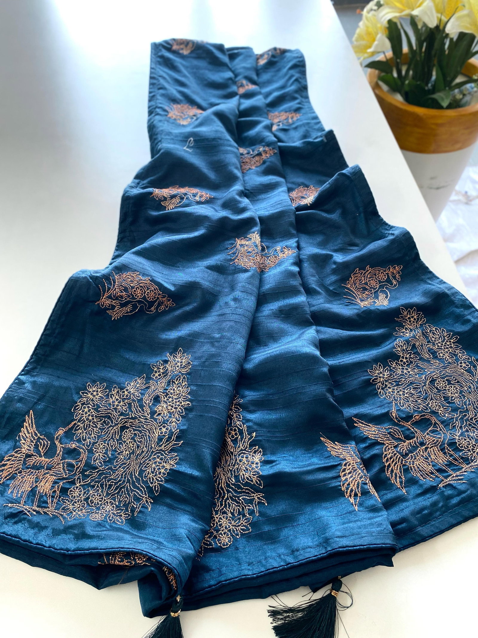 T.S PRESENT NEW CONCEPT OF SILK WITH  ZARI AND EMBROIDERY SERIES AMAYA 12