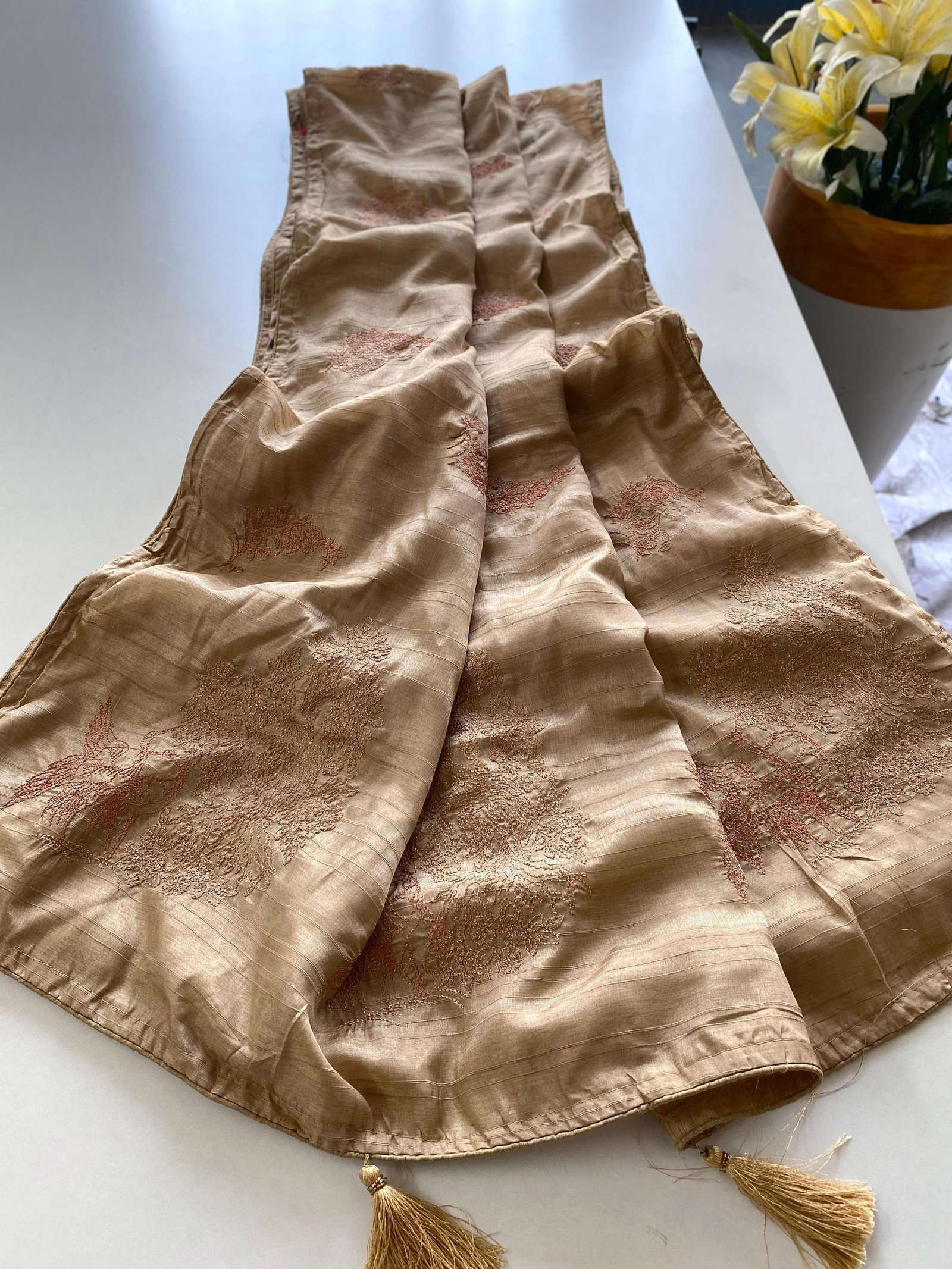 T.S PRESENT NEW CONCEPT OF SILK WITH  ZARI AND EMBROIDERY SERIES AMAYA 15