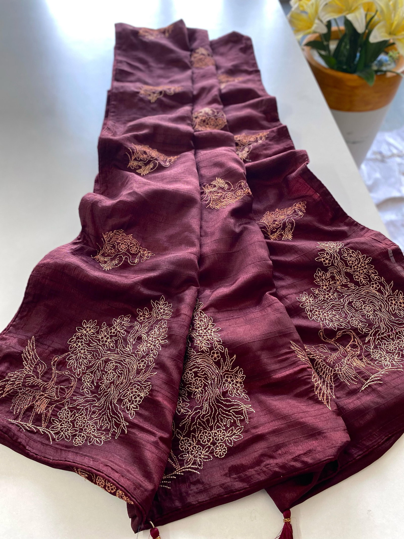 T.S PRESENT NEW CONCEPT OF SILK WITH  ZARI AND EMBROIDERY SERIES AMAYA 11