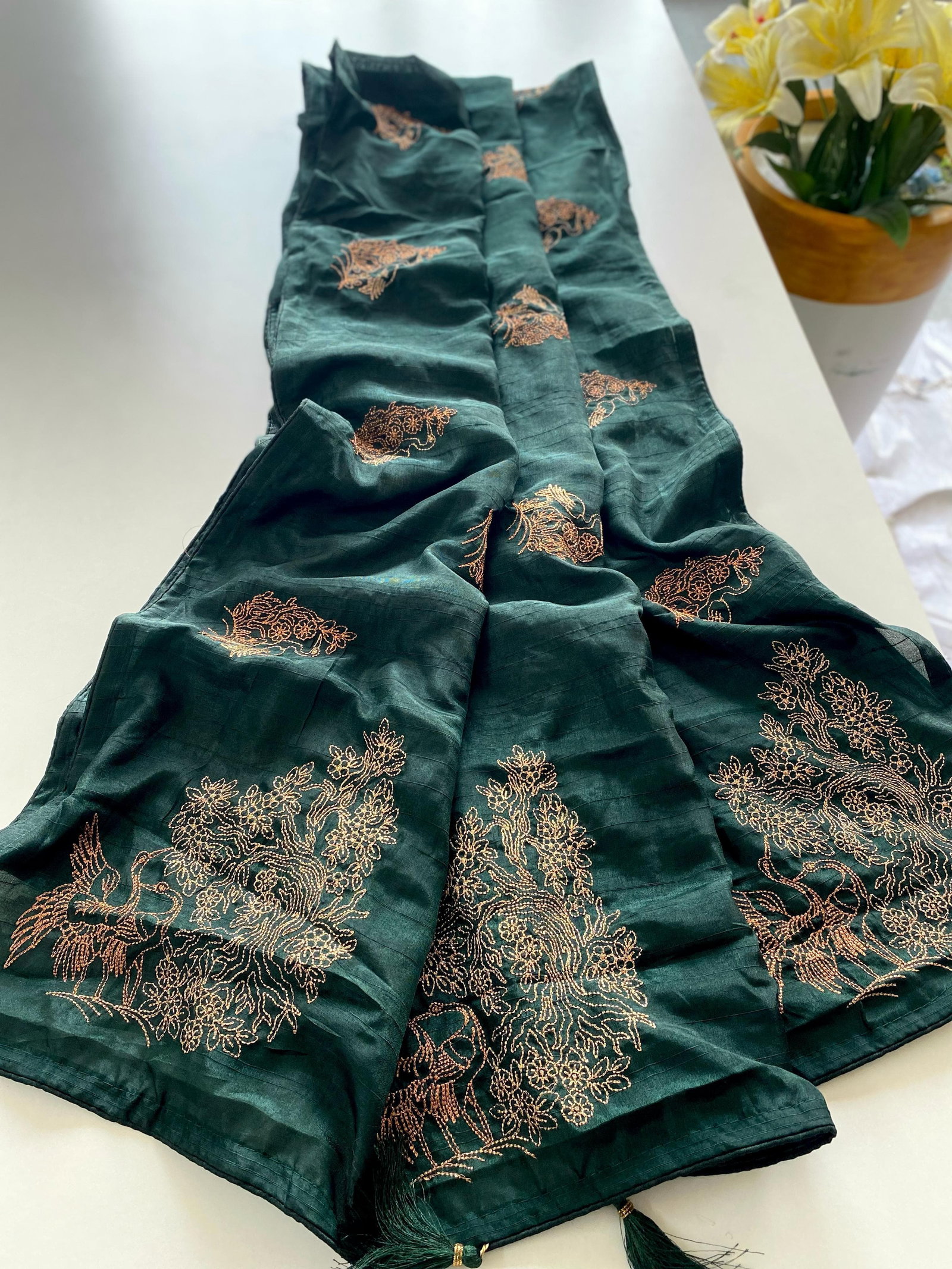 T.S PRESENT NEW CONCEPT OF SILK WITH  ZARI AND EMBROIDERY SERIES AMAYA 10