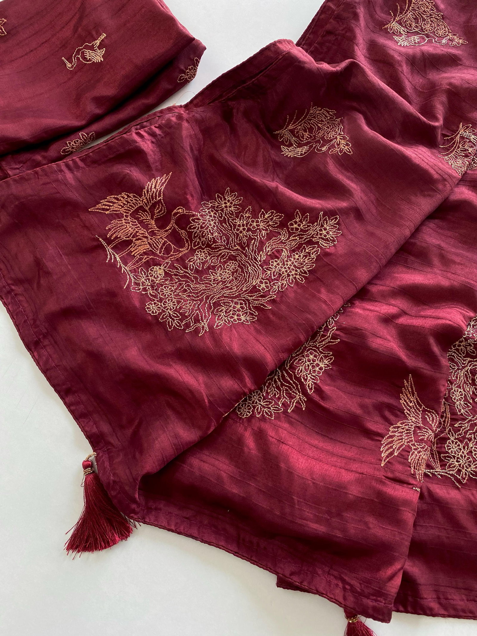 T.S PRESENT NEW CONCEPT OF SILK WITH  ZARI AND EMBROIDERY SERIES AMAYA 9