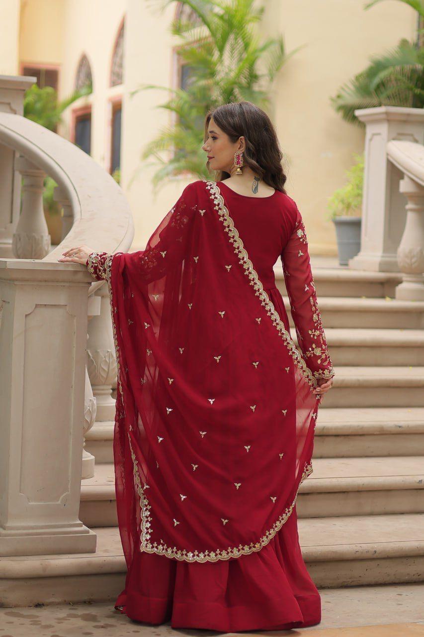 LV WEAR PRESENT PREMIUM READYMADE GOWN SERIES' 9195 8