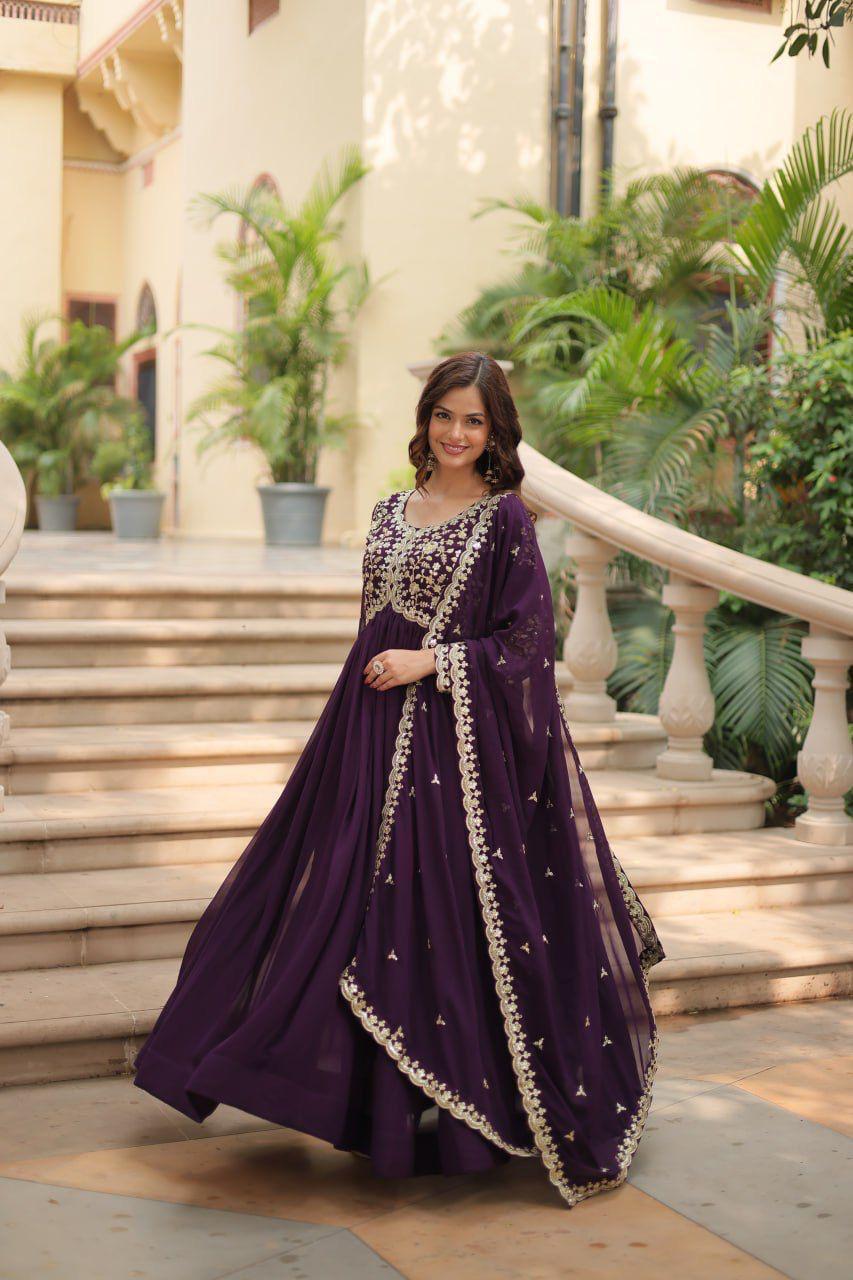 LV WEAR PRESENT PREMIUM READYMADE GOWN SERIES' 9195 6