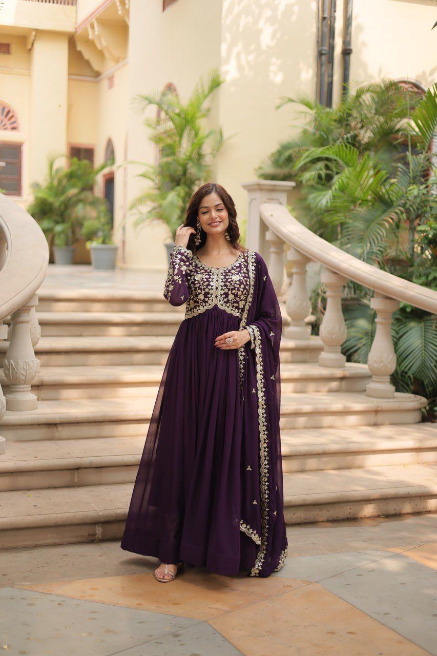 LV WEAR PRESENT PREMIUM READYMADE GOWN SERIES' 9195 2
