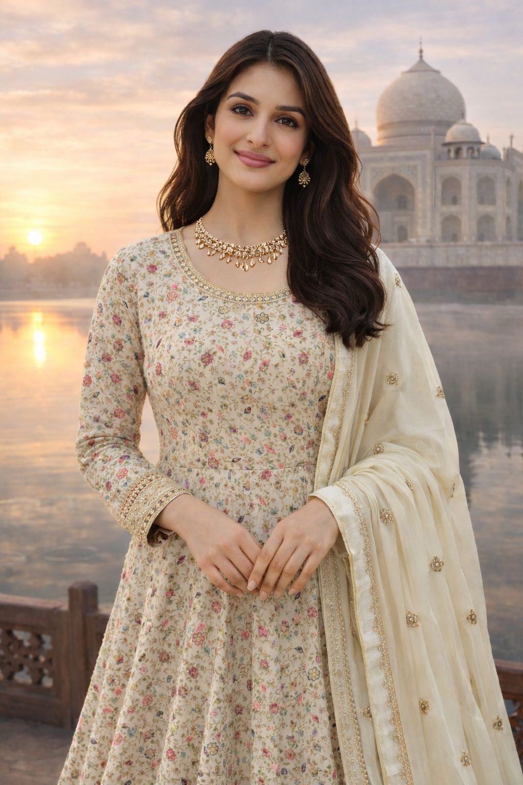 MRUDANGI PRESENT DHARA SERIES 749 FULL GOWN STYLE 3