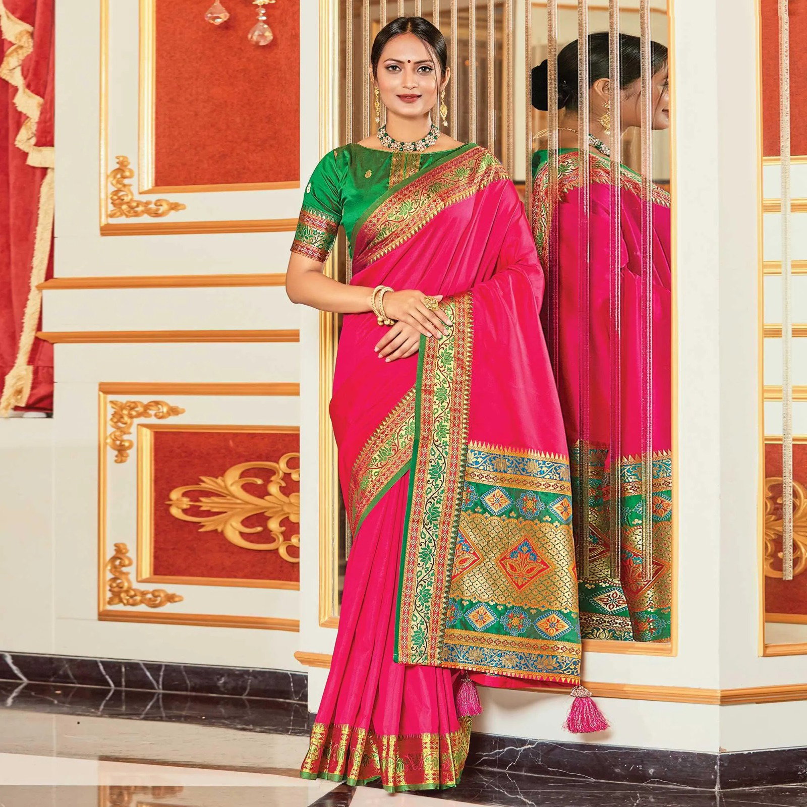 ASTITA PRESENT KAYANK SILK VOL 2 WTIH FANCY BLOUSE SERIES 1219-1224 7