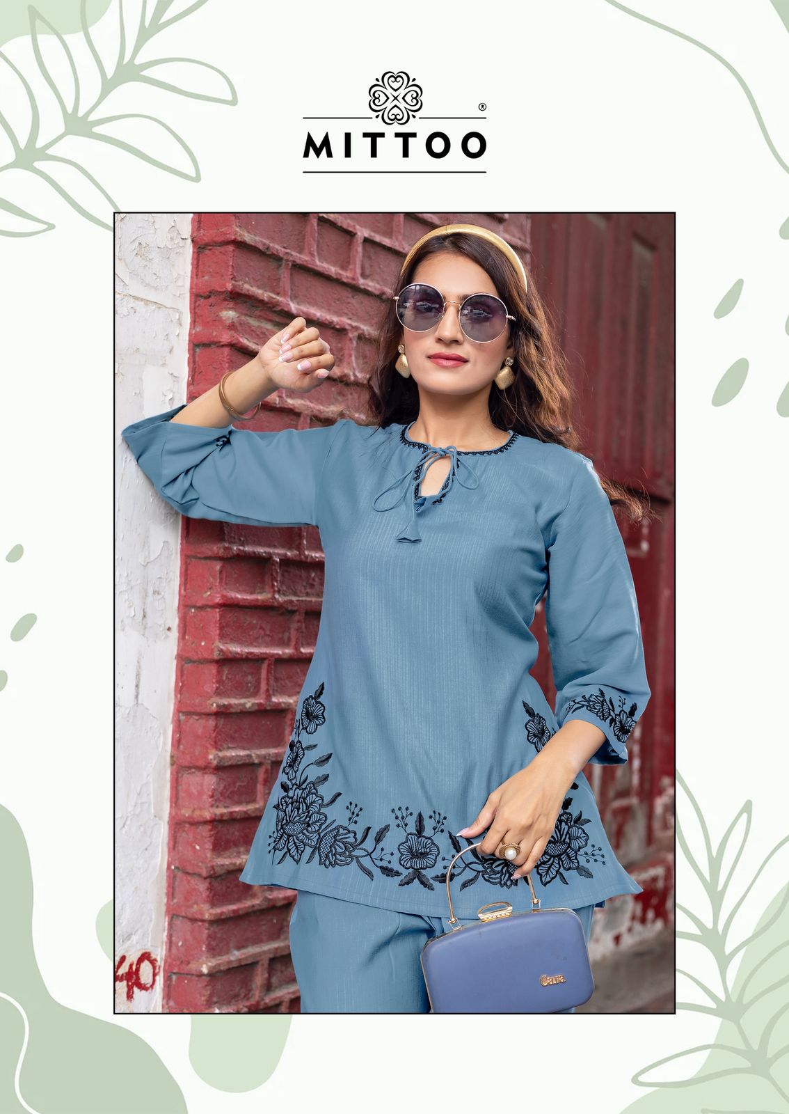 MITTO PRESENT CLAASIC CATLOUGLES WITH VISCOSS THREAD AND HAND WORK READYMADE SERIES 4001-4005 8