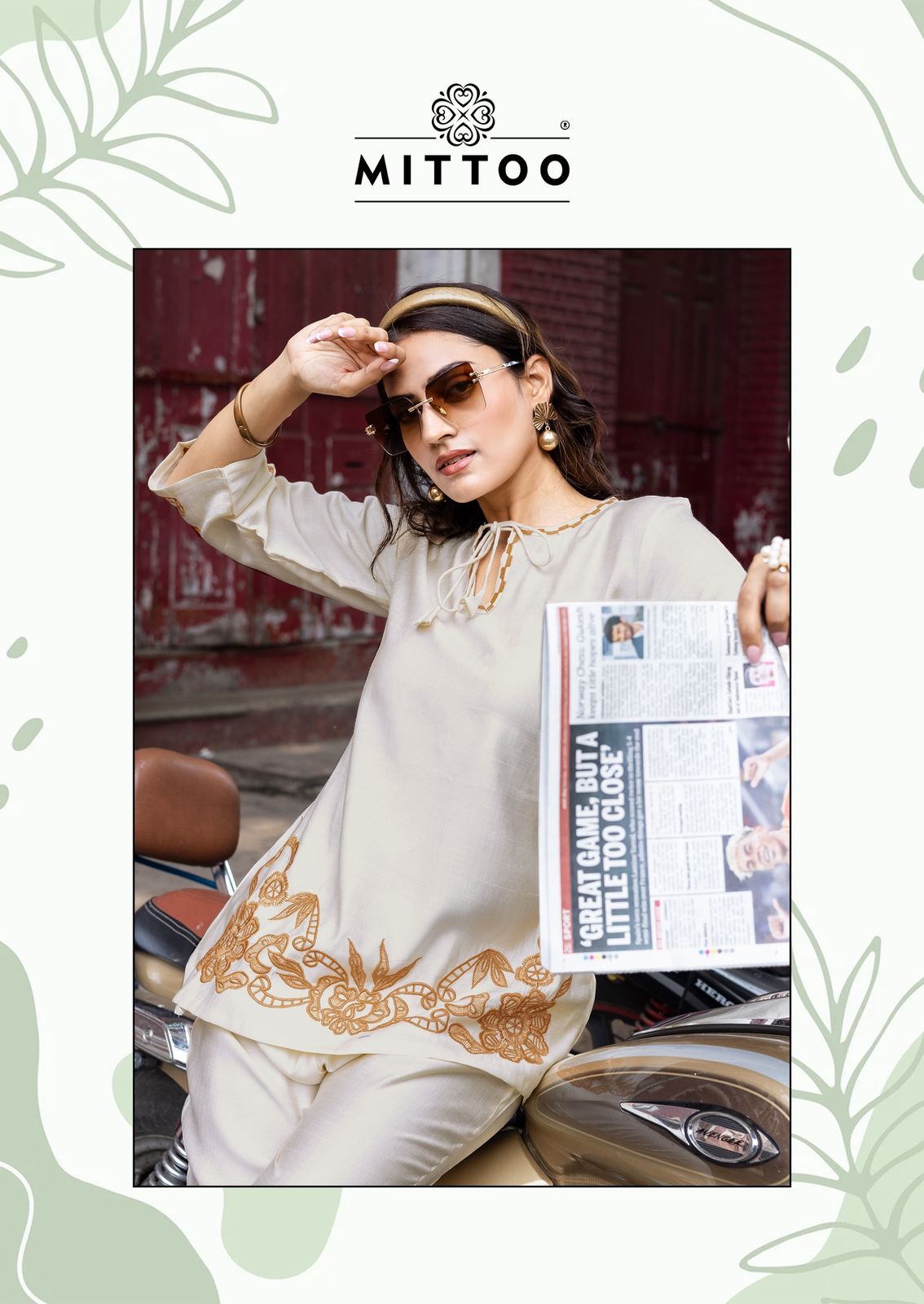 MITTO PRESENT CLAASIC CATLOUGLES WITH VISCOSS THREAD AND HAND WORK READYMADE SERIES 4001-4005 9