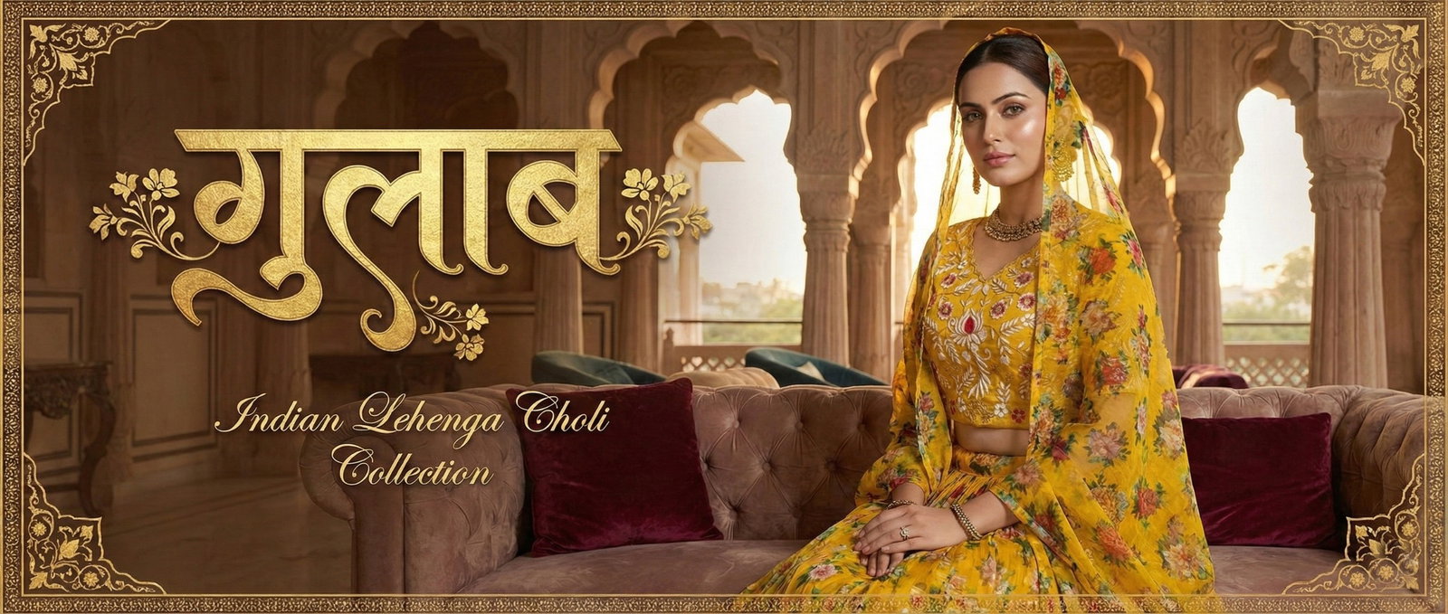 SENOHARA GULAB SERIES 7103-7106 PREMIUM LEHENGA CHOLI 1