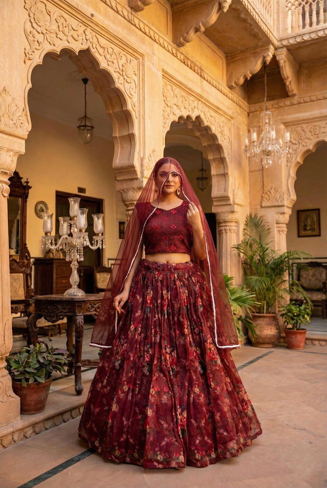 SENOHARA GULAB SERIES 7103-7106 PREMIUM LEHENGA CHOLI 17