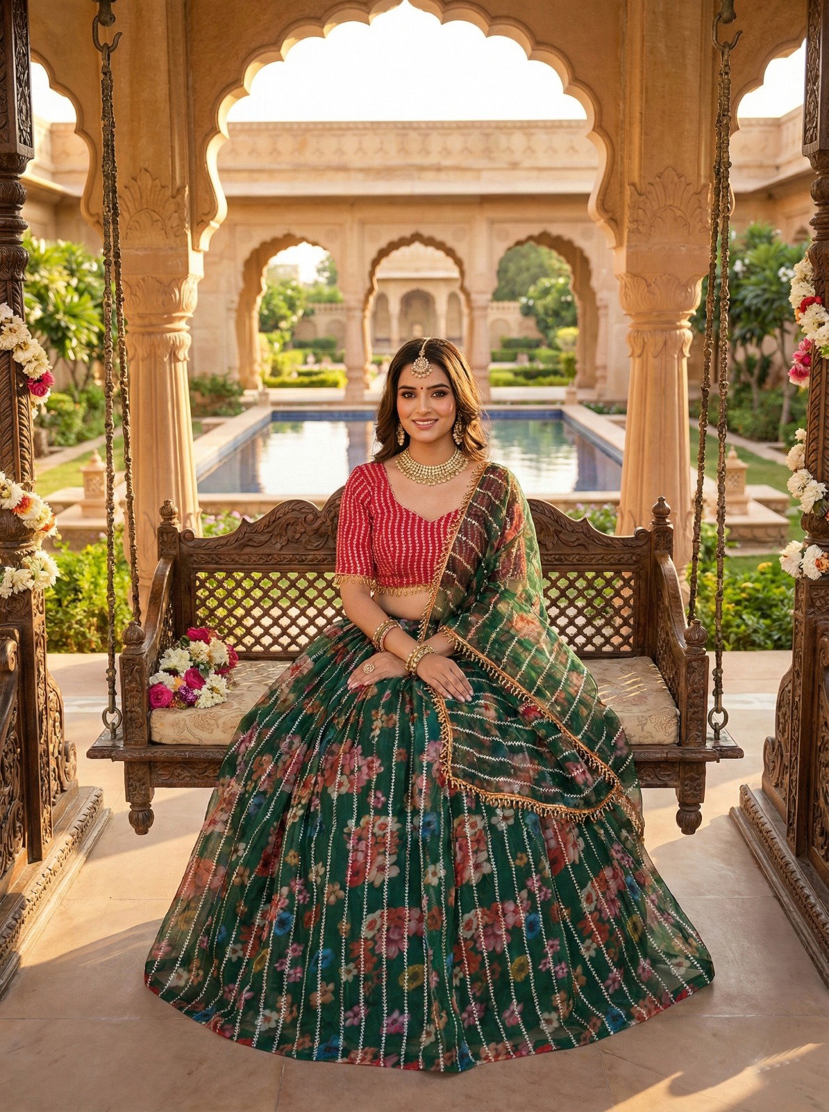 SENOHARA GULAB SERIES 7103-7106 PREMIUM LEHENGA CHOLI 15