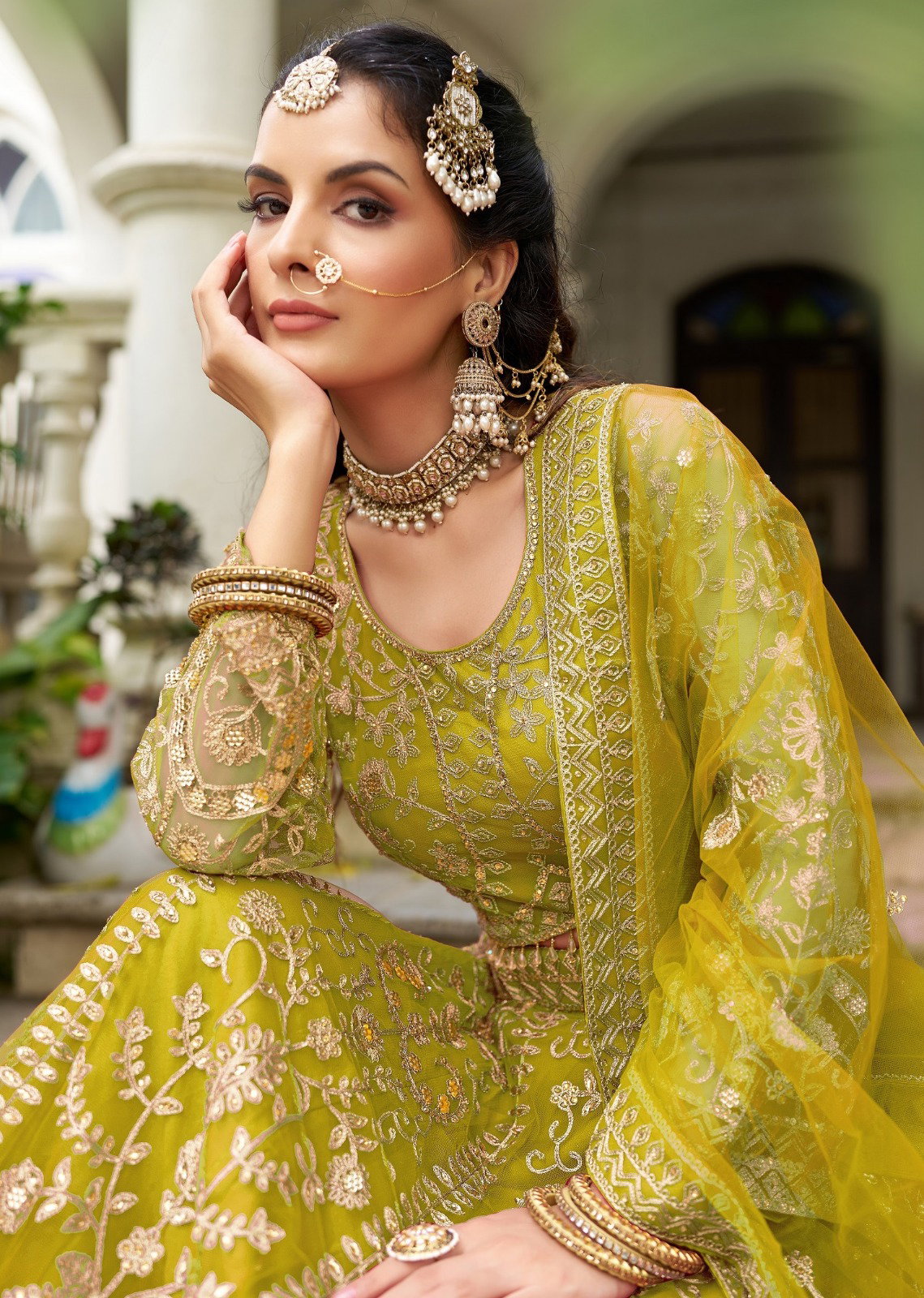 SENOHARA PRESENT BIDAI 2 BRIDAL LEHENGA CHOLI SERIES 4007A TO 4007 D 13