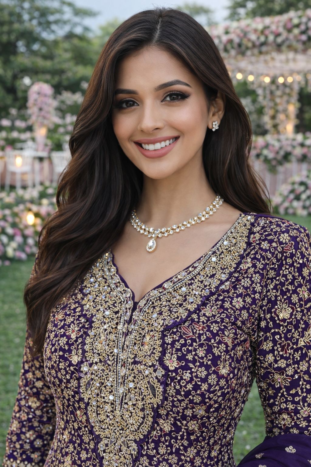 MRUDANGI PRESENT FIZZA SERIES 764   FULL LENGTH GEORGETTE GOWN WITH FREE SIZE 6