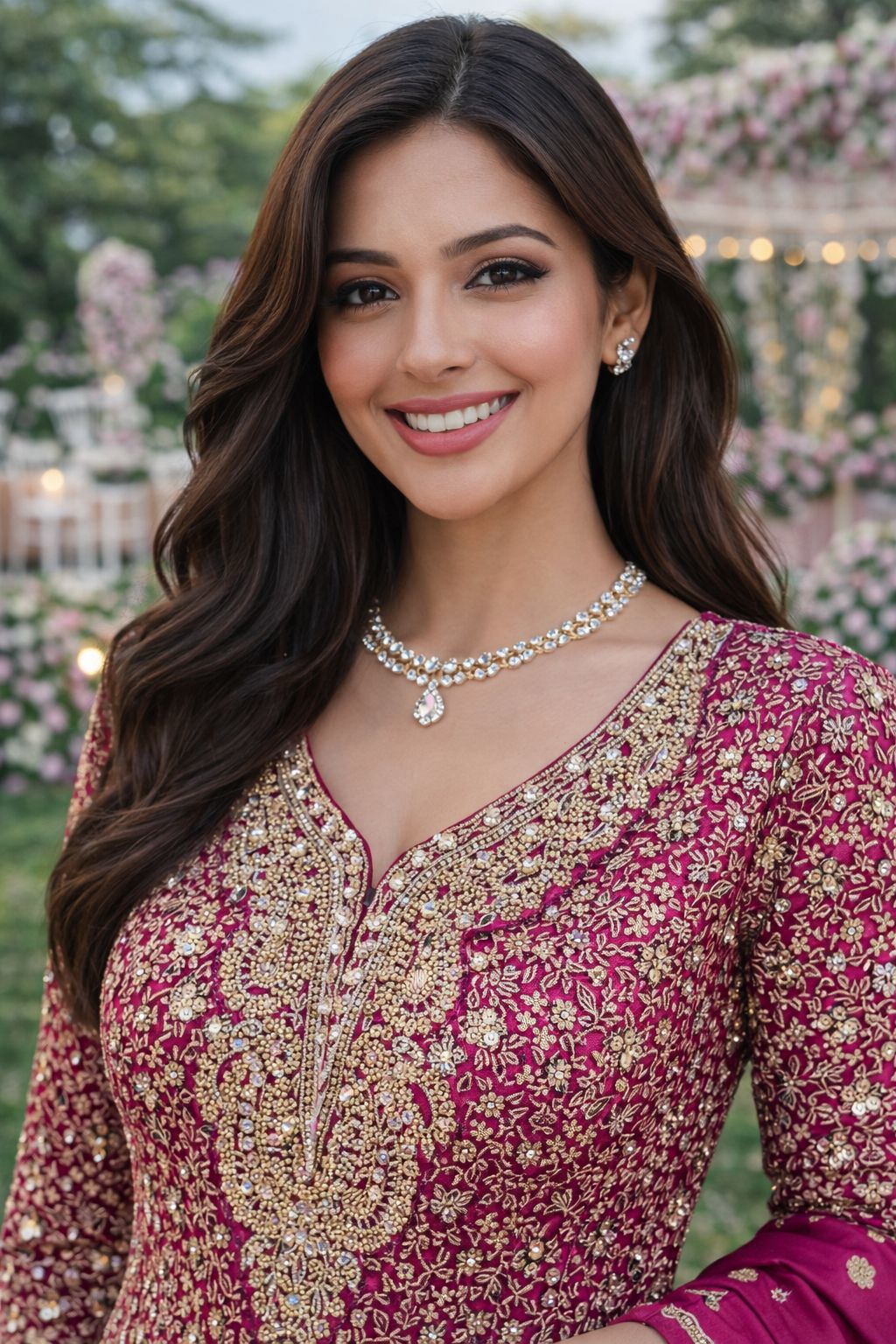 MRUDANGI PRESENT FIZZA SERIES 764   FULL LENGTH GEORGETTE GOWN WITH FREE SIZE 4