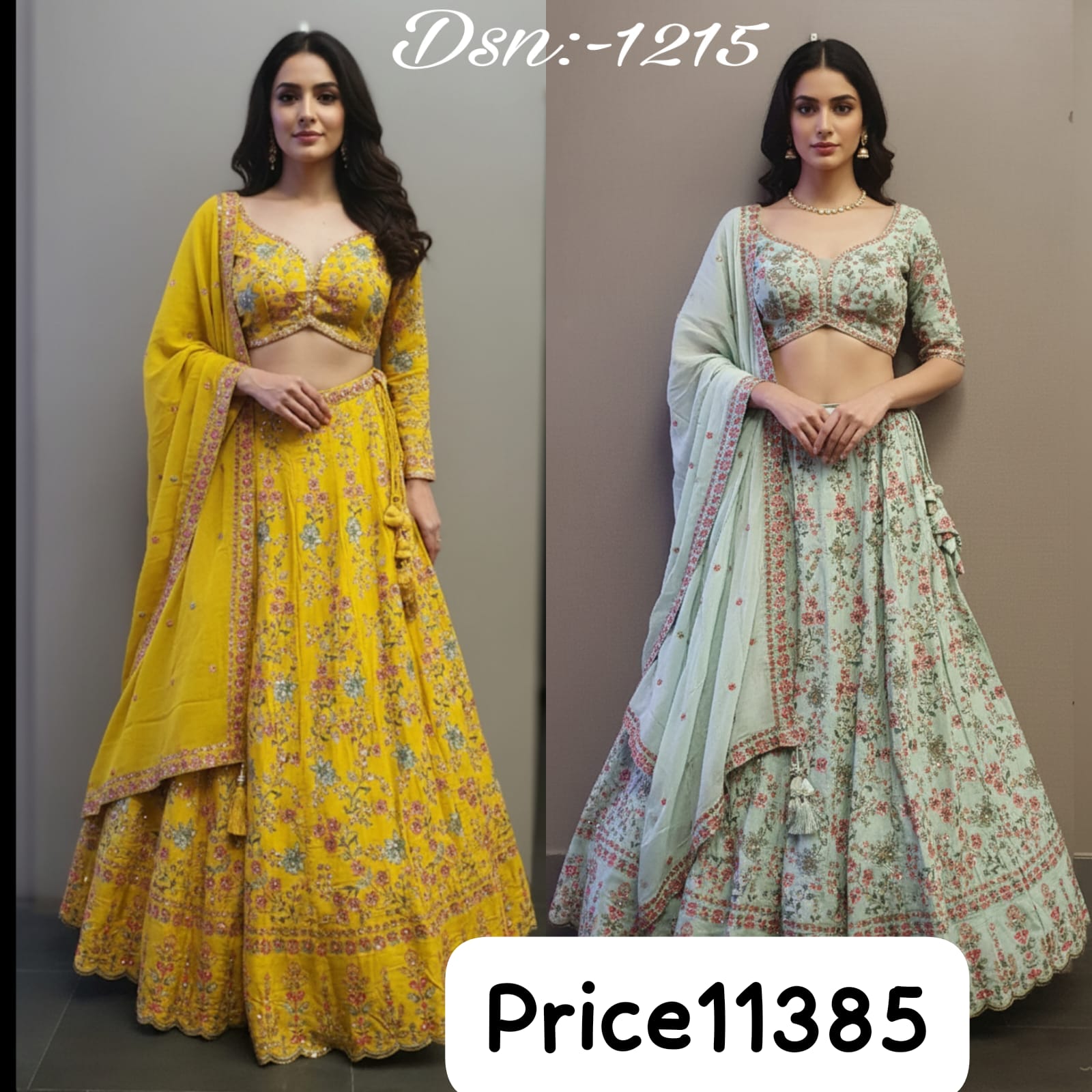 E C CULTURE PRESENT READYMADE DOLA SILK CHANIYA CHOLI  LEHENGA CHOLI SERIES 1215 1