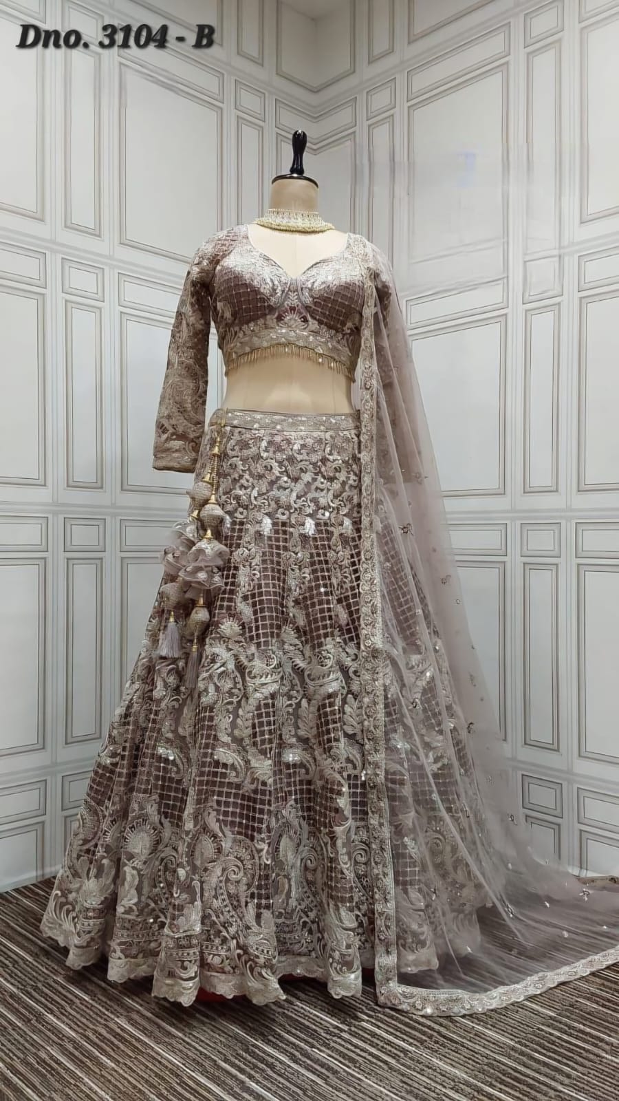 AF PRESENT FANCY BRIDAL LEHENGA CHOLI With BEAUTIFUL DESIGNER LEHENGA 17