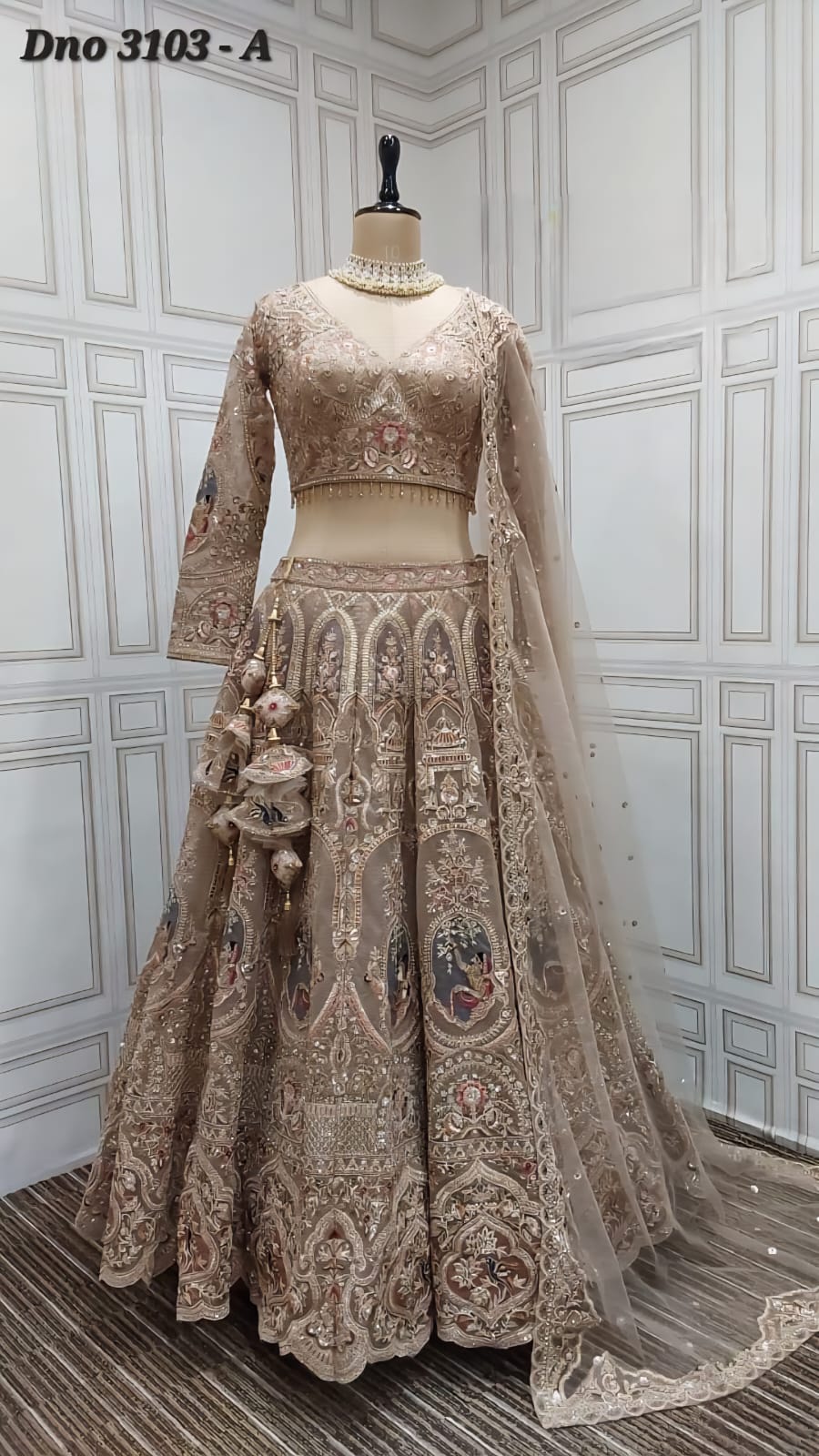 AF PRESENT FANCY BRIDAL LEHENGA CHOLI With BEAUTIFUL DESIGNER LEHENGA 1