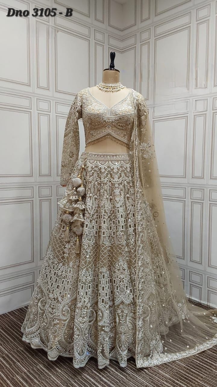 AF PRESENT FANCY BRIDAL LEHENGA CHOLI With BEAUTIFUL DESIGNER LEHENGA 10