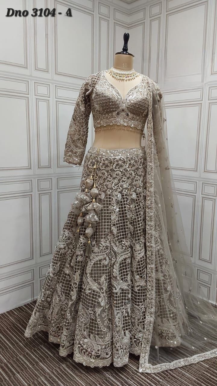 AF PRESENT FANCY BRIDAL LEHENGA CHOLI With BEAUTIFUL DESIGNER LEHENGA 6