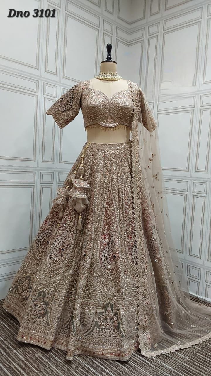 AF PRESENT FANCY BRIDAL LEHENGA CHOLI With BEAUTIFUL DESIGNER LEHENGA 4