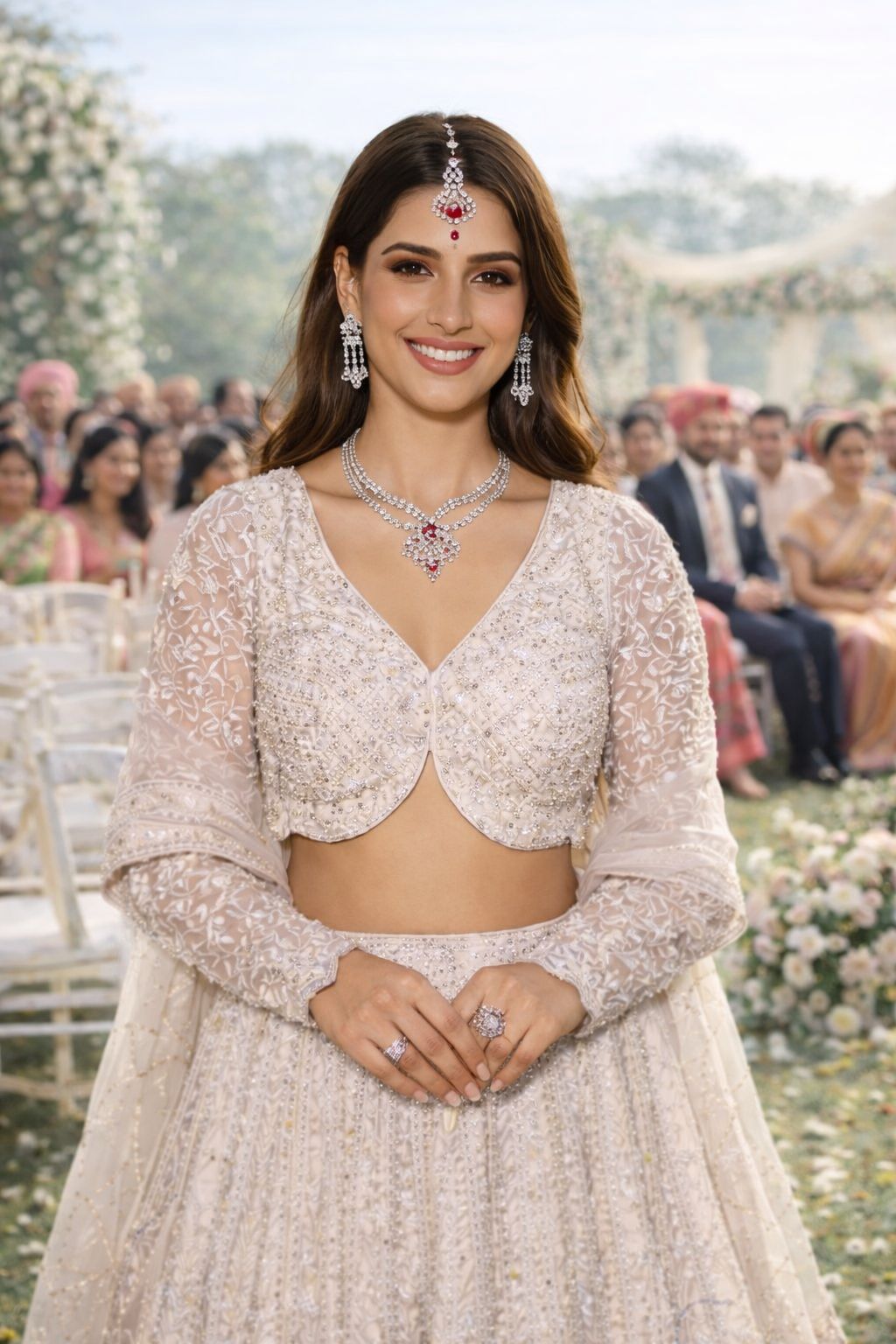MRUDANGI PRESENT EXCLUSIVE WEEDING WEAR LEHENGA CHOLI SERIES 1050 8