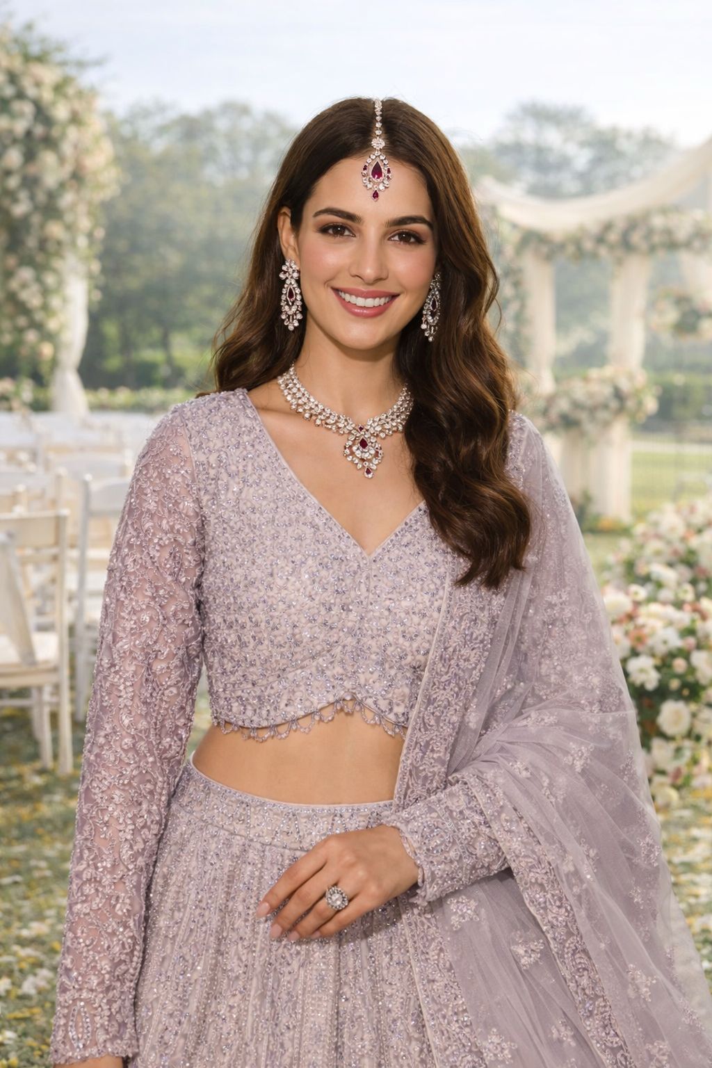 MRUDANGI PRESENT EXCLUSIVE WEEDING WEAR LEHENGA CHOLI SERIES 1050 4