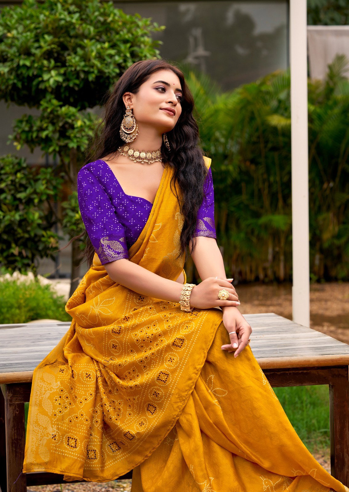 SR PRESENT SCARLET SILK SAREE WITH JECARD BORDER SERIES 101-110 12