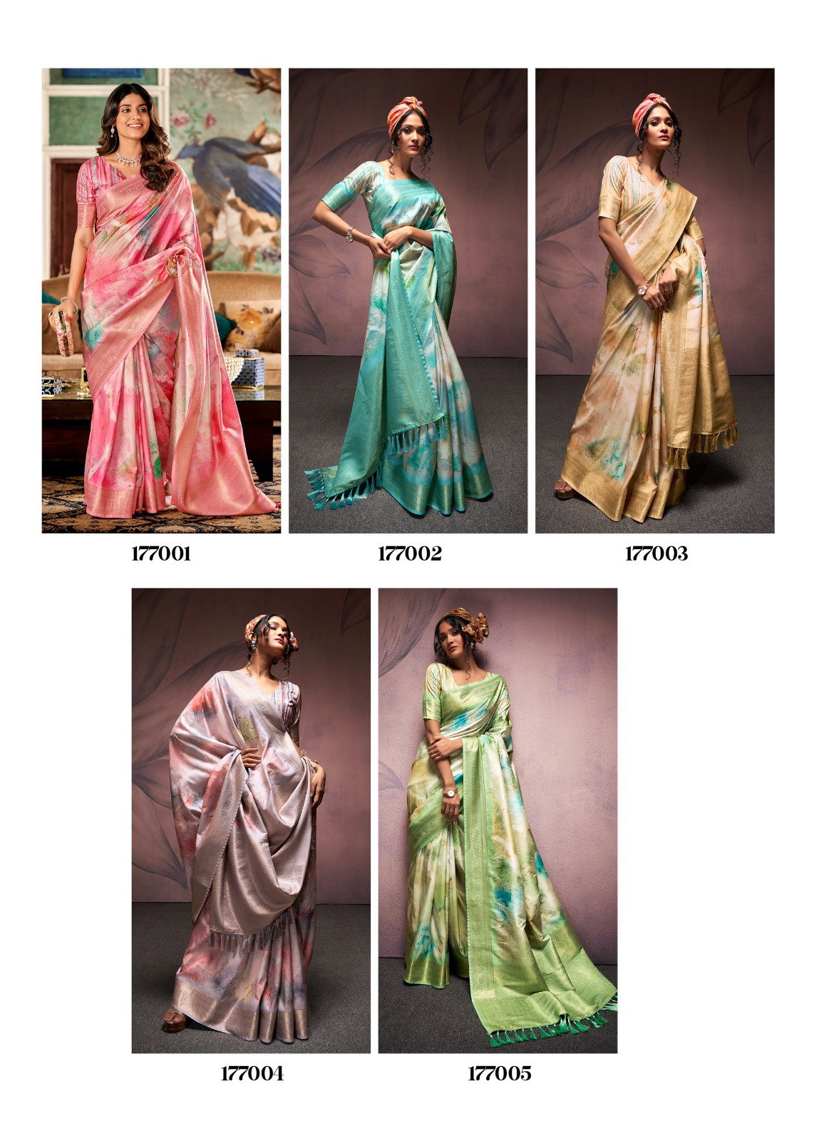 RAJPATH PRESENT HANDLOOM SILK SAREE SERIES 17701-17710 2