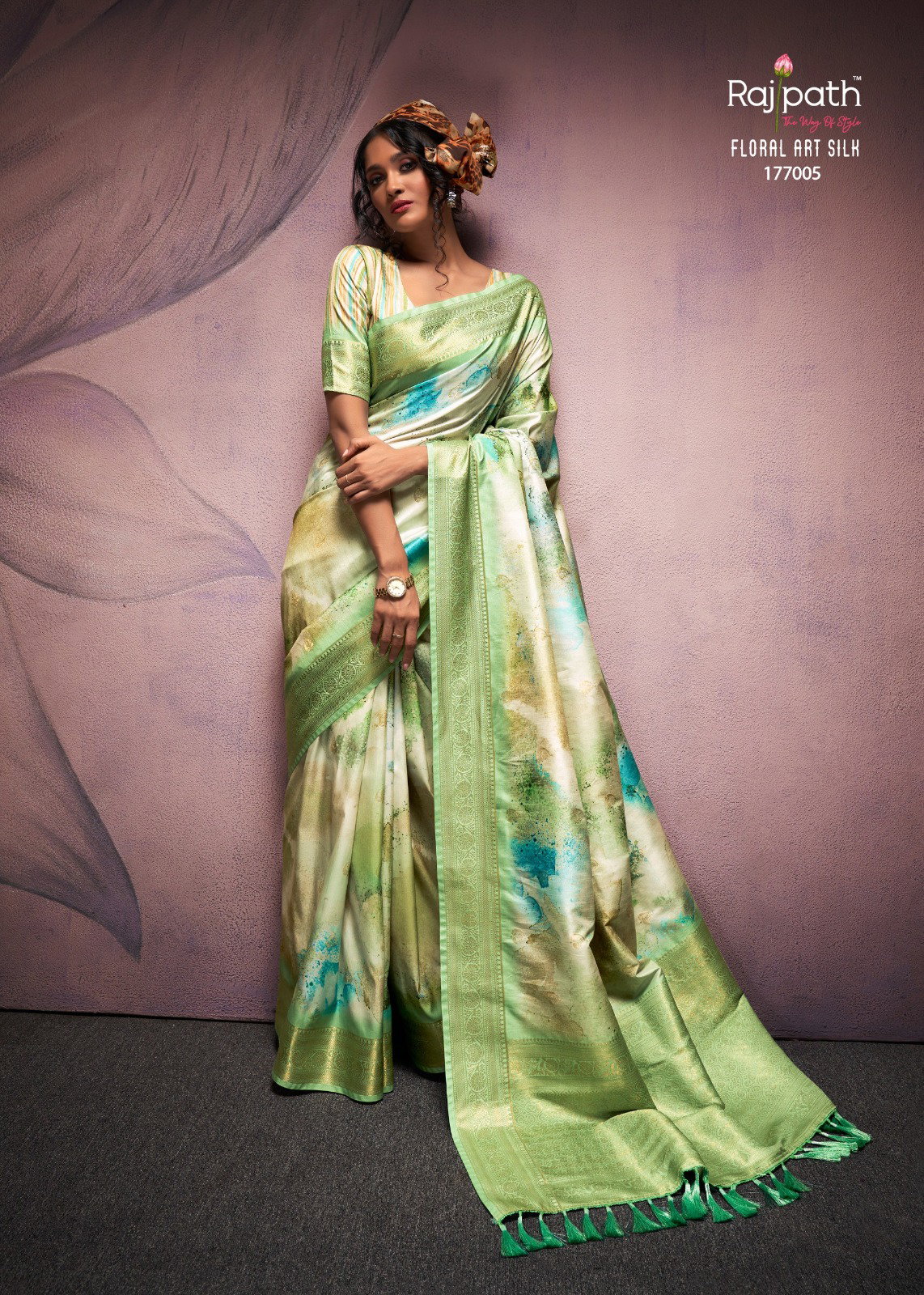 RAJPATH PRESENT HANDLOOM SILK SAREE SERIES 17701-17710 19