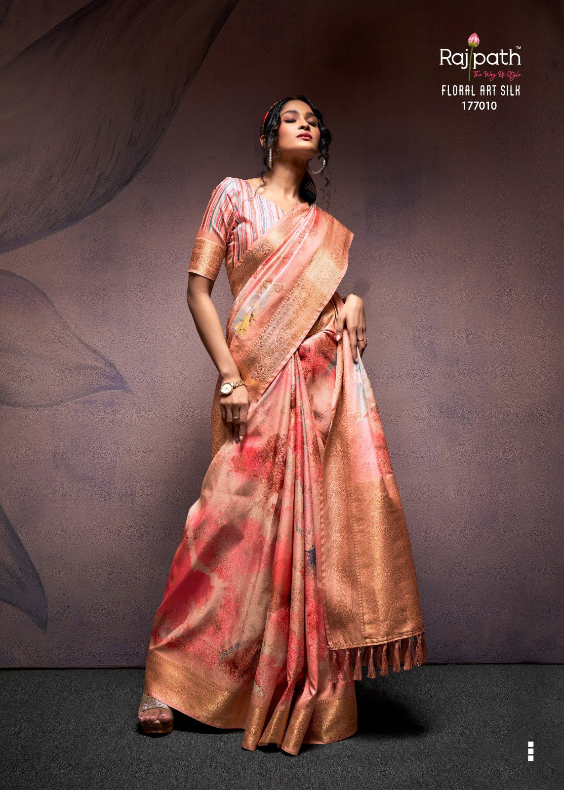 RAJPATH PRESENT HANDLOOM SILK SAREE SERIES 17701-17710 17
