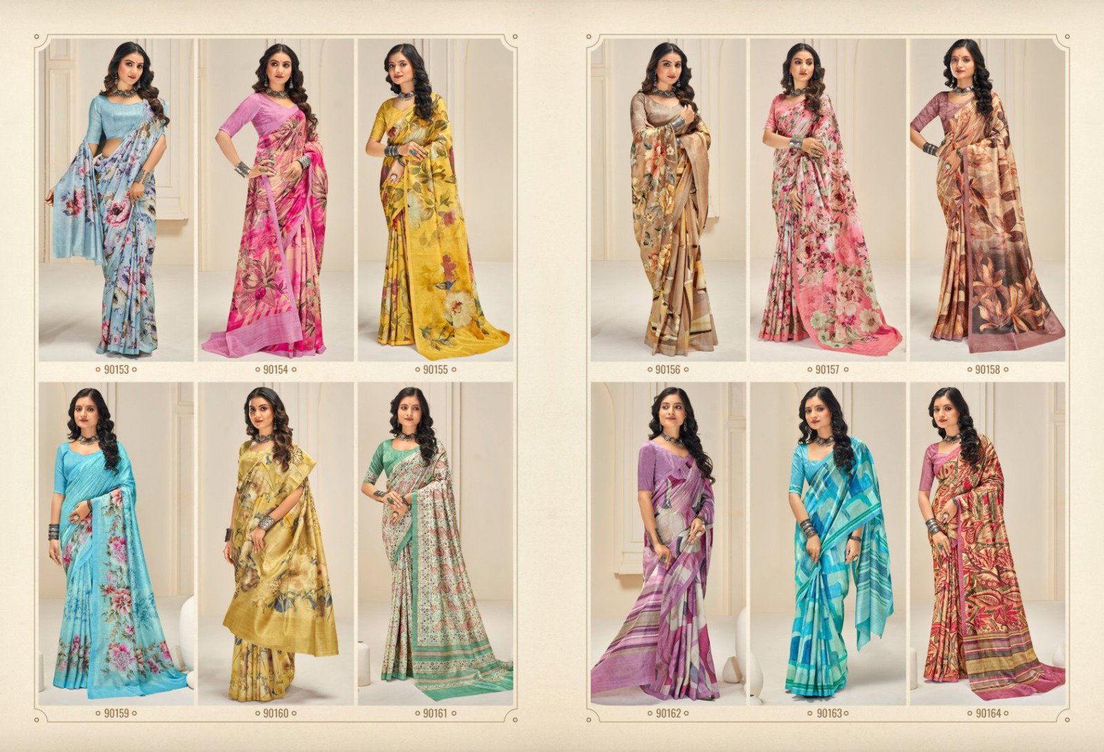 VIPUL PRESENT KHADI SILK SAREE SERIES 90153 1