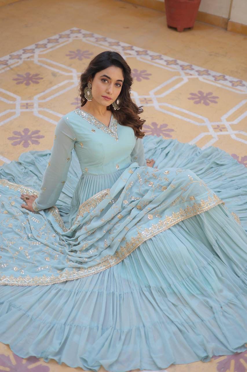 LV WEAR PRESENT PREMIUM READYMADE GOWN SERIES' 9162 4