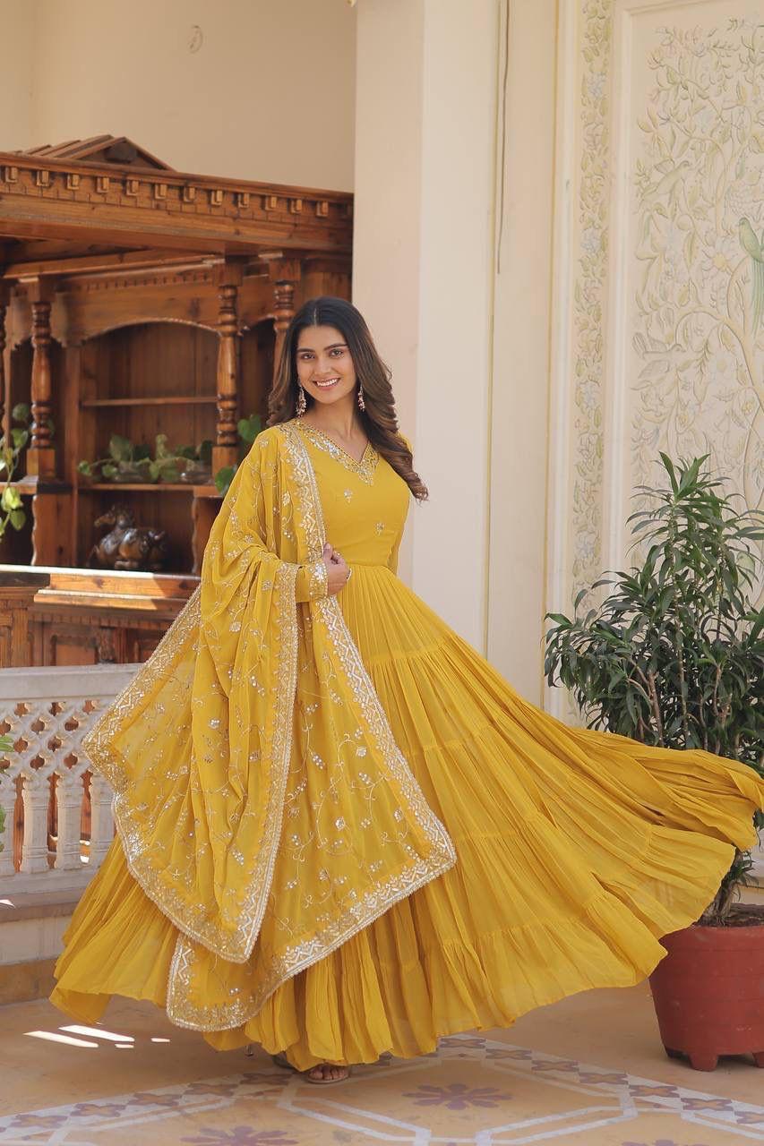 LV WEAR PRESENT PREMIUM READYMADE GOWN SERIES' 9162 10