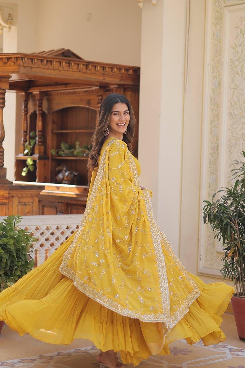 LV WEAR PRESENT PREMIUM READYMADE GOWN SERIES' 9162 8