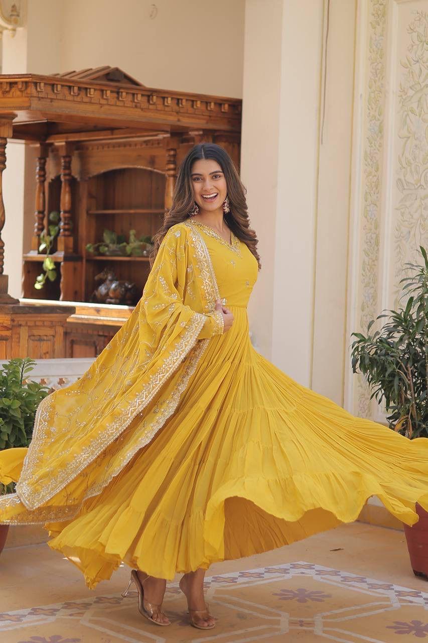 LV WEAR PRESENT PREMIUM READYMADE GOWN SERIES' 9162 9