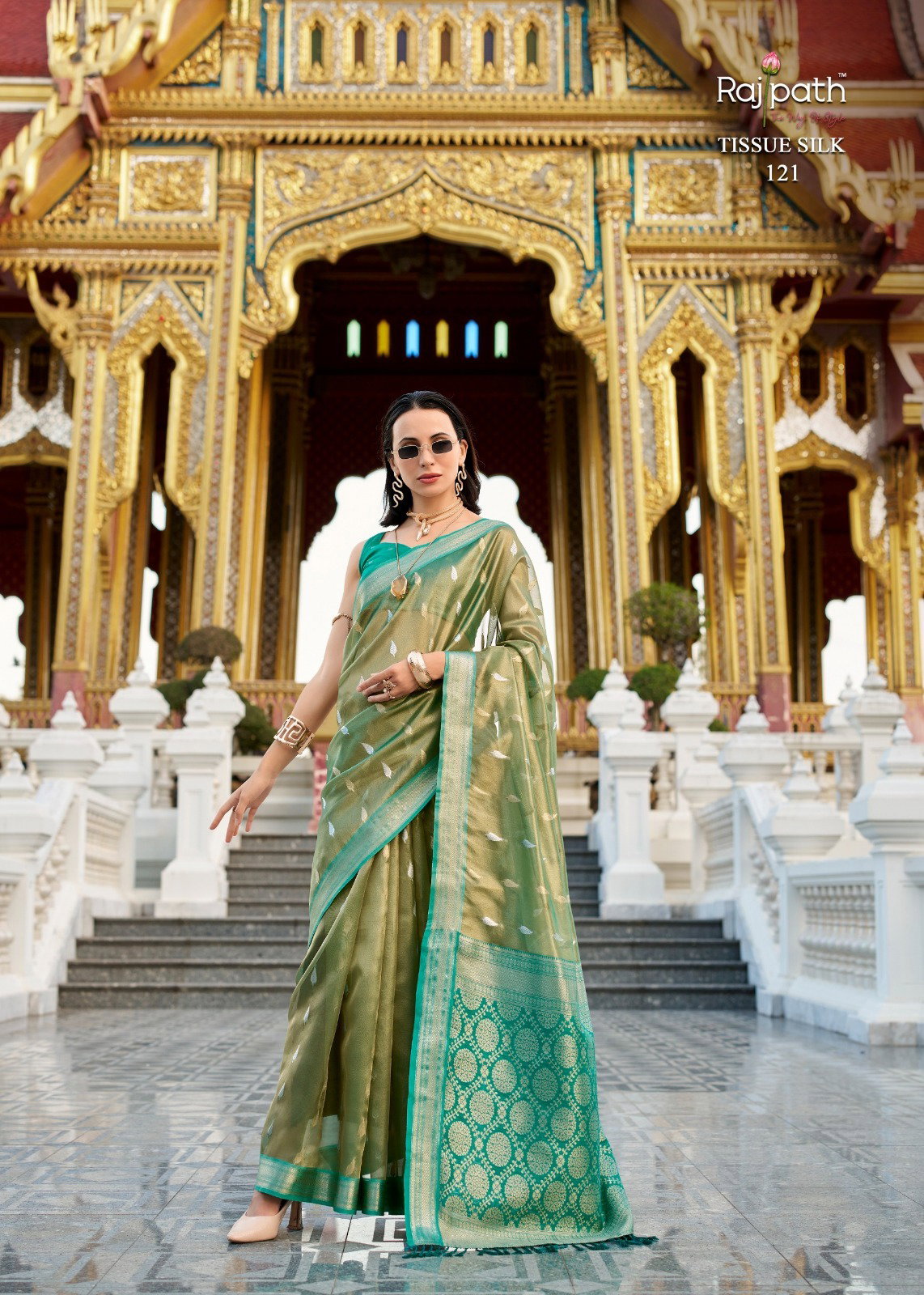 RAJPATH PRESENT GOOD TIMES TISSUE SILK SERIES 119-124 5