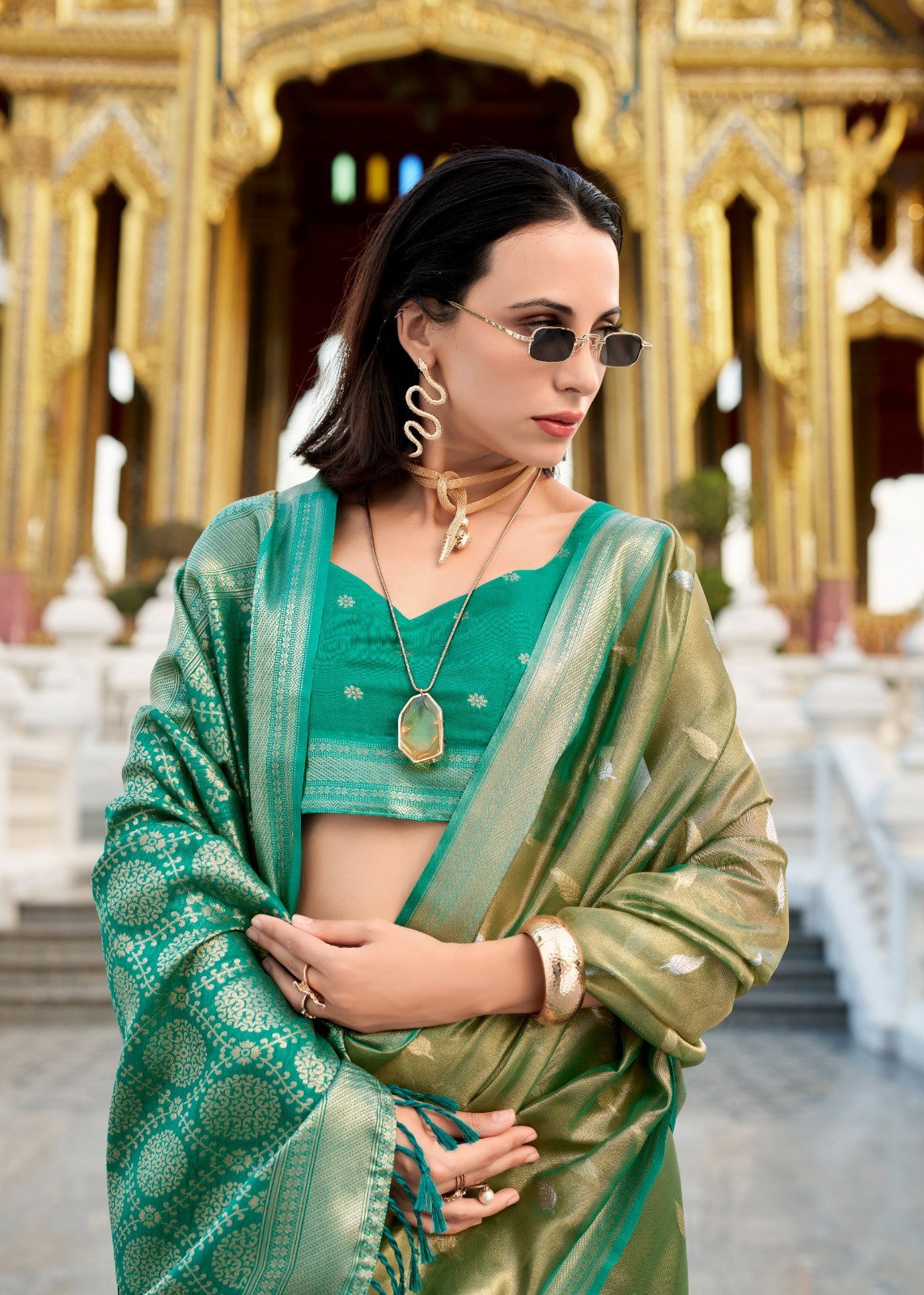RAJPATH PRESENT GOOD TIMES TISSUE SILK SERIES 119-124 10