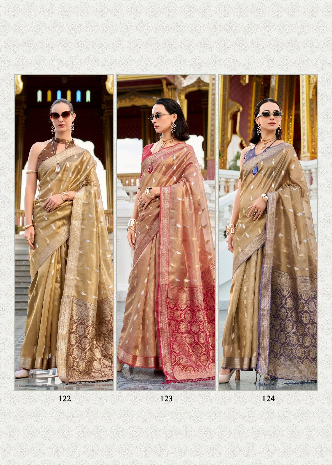 RAJPATH PRESENT GOOD TIMES TISSUE SILK SERIES 119-124 9