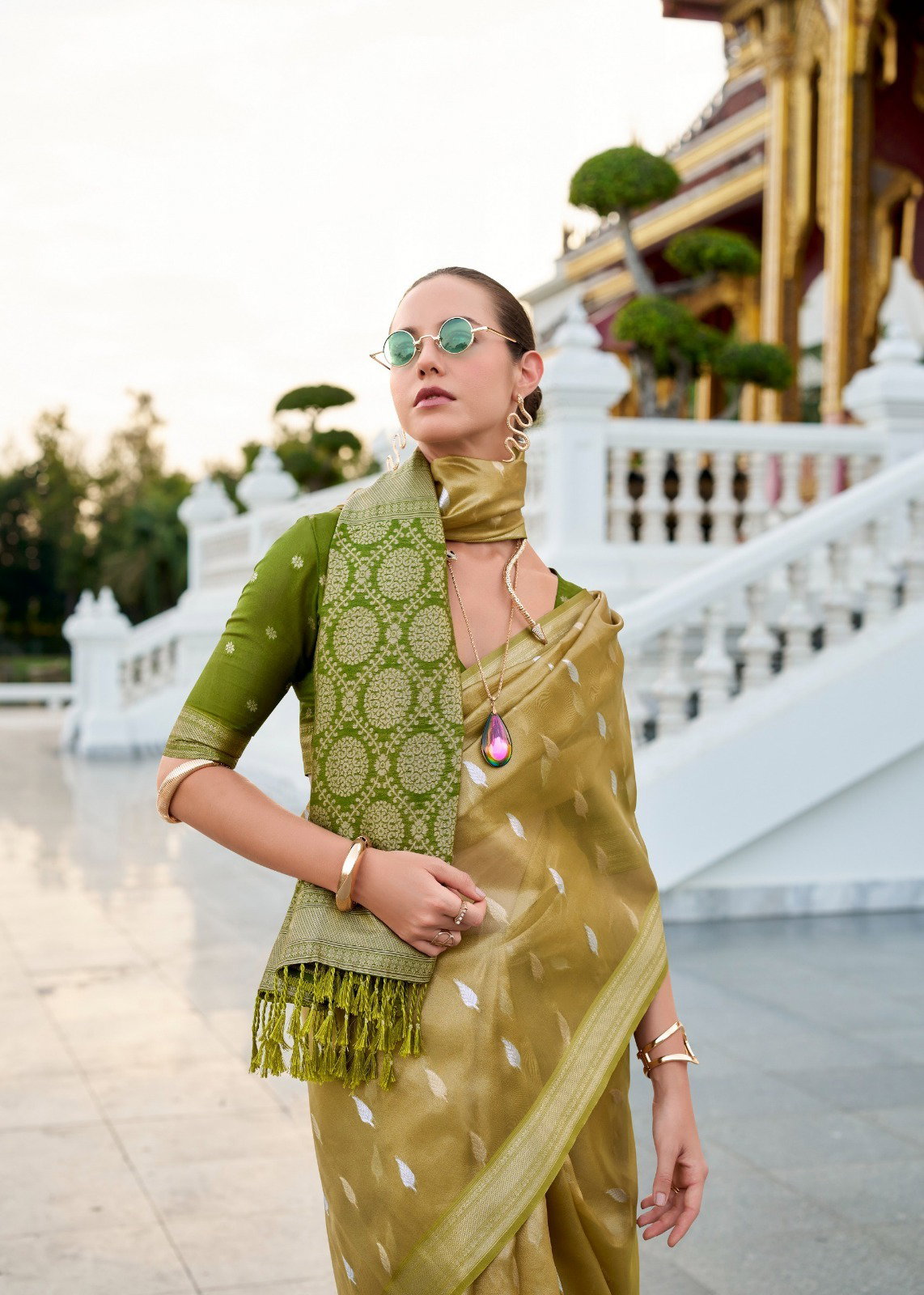 RAJPATH PRESENT GOOD TIMES TISSUE SILK SERIES 119-124 8