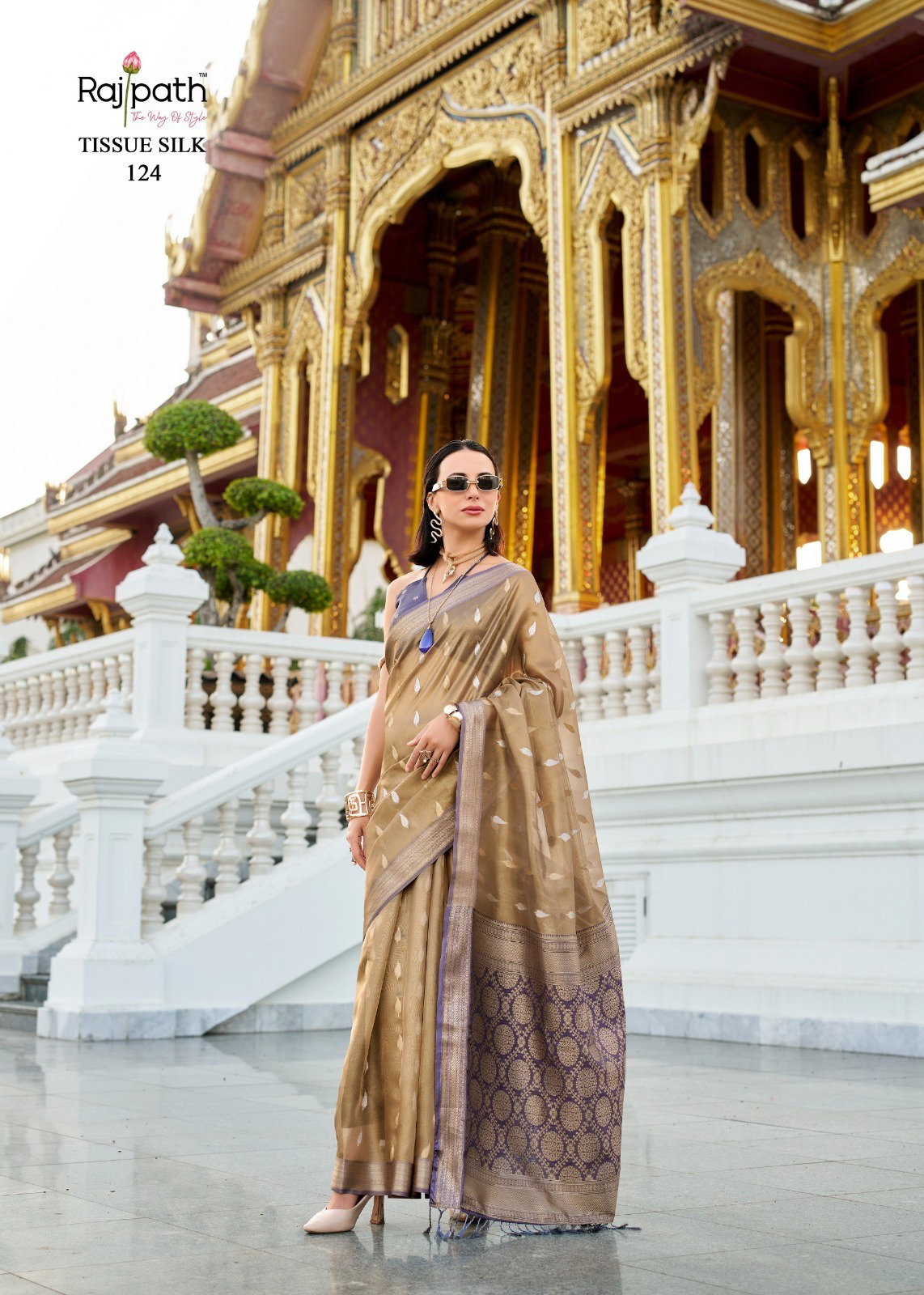 RAJPATH PRESENT GOOD TIMES TISSUE SILK SERIES 119-124 6