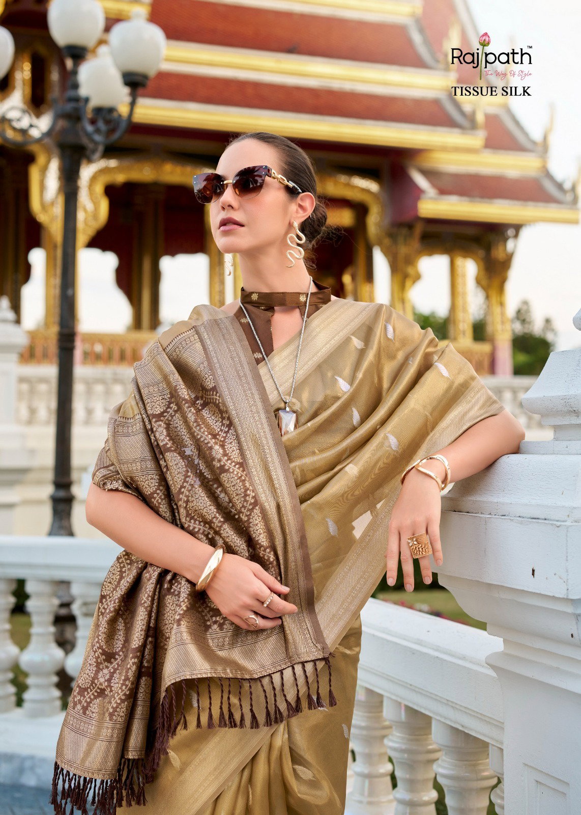 RAJPATH PRESENT GOOD TIMES TISSUE SILK SERIES 119-124 18