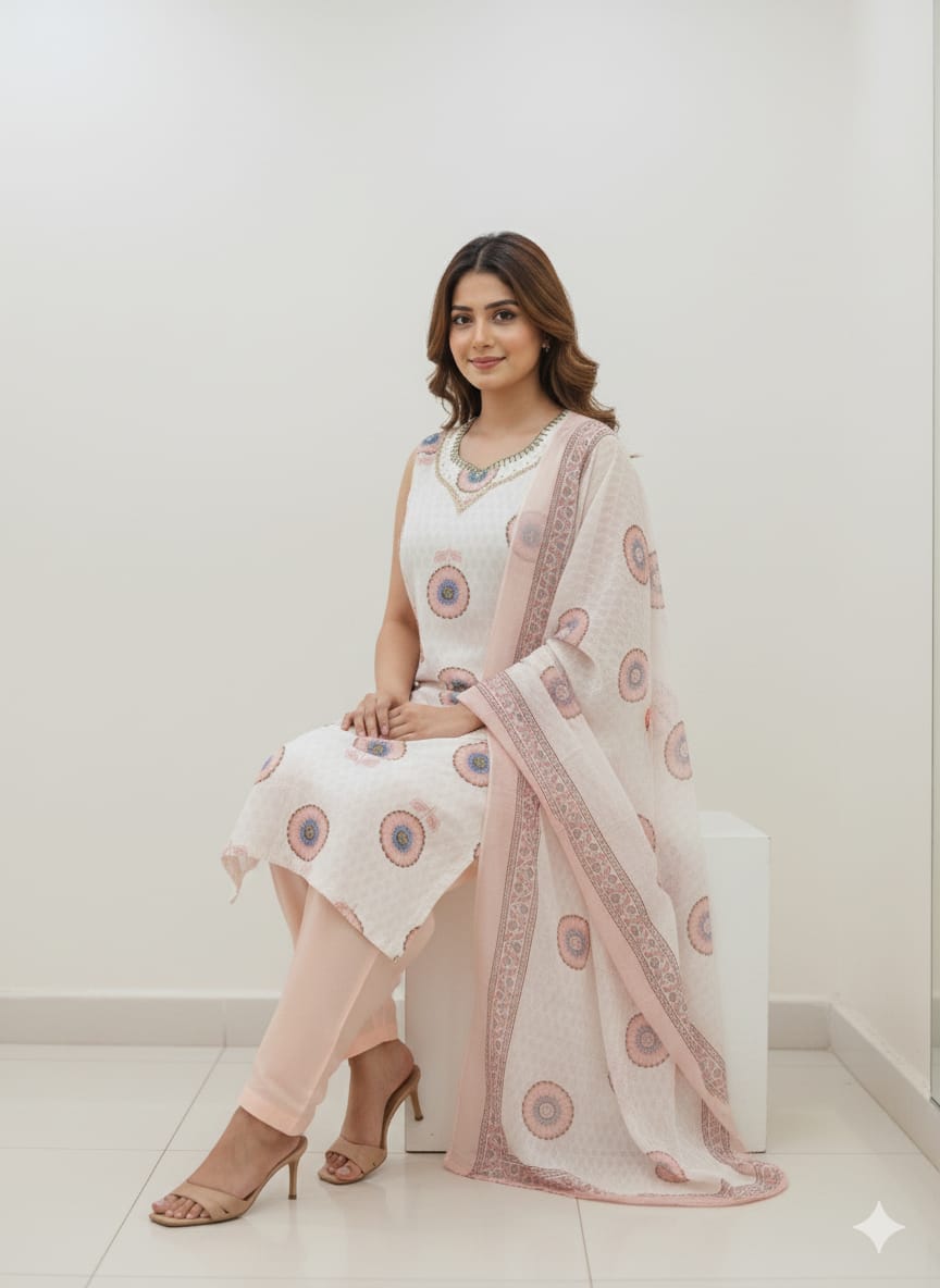 Vinayak creation present JC4U Series 3116 Readymade 3 pcs kurti set 1