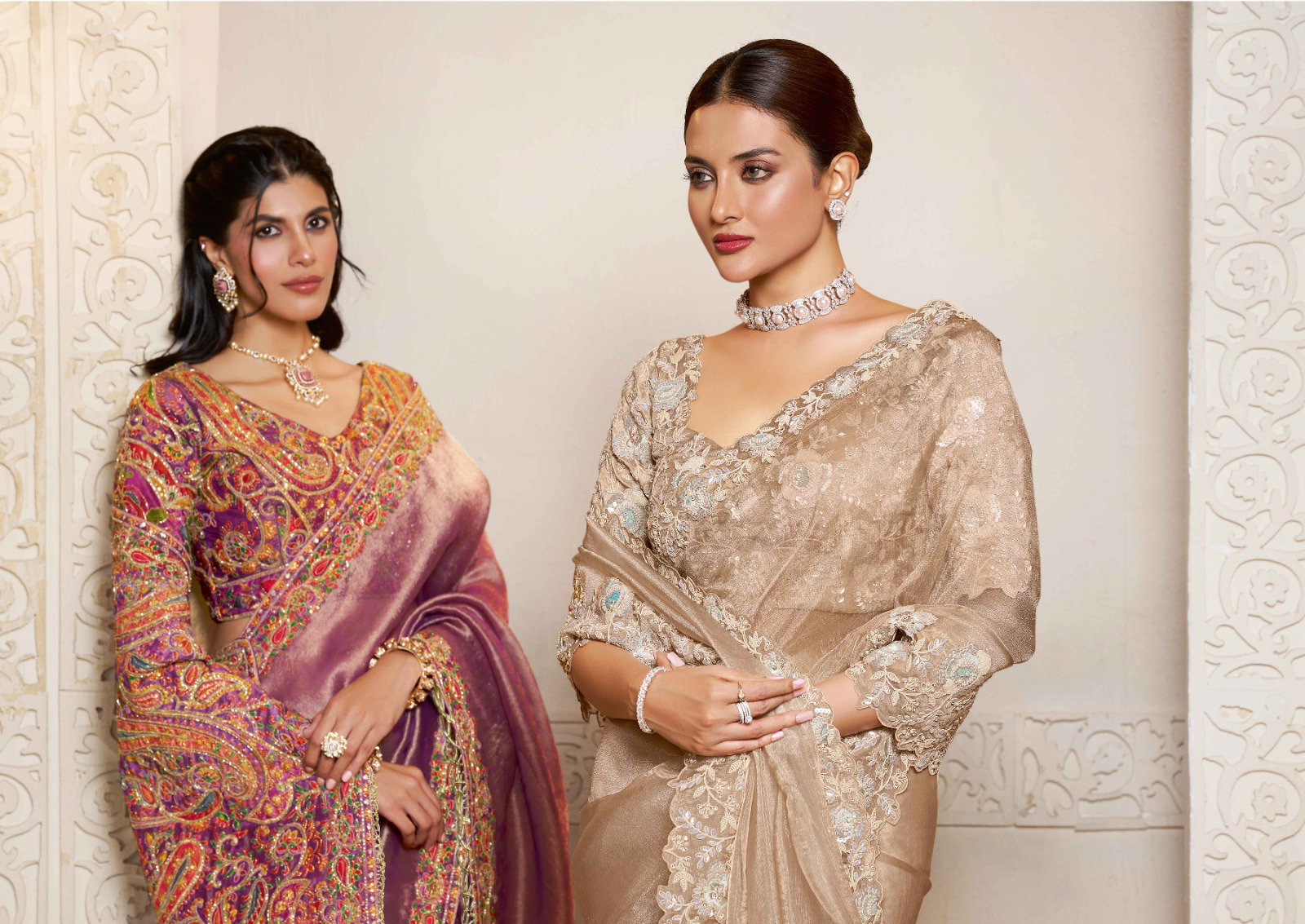 MAHOTSAV PRESENT MOHMNATHAN RIWAHYAT SERIES 25800 FANCY SAREE 2