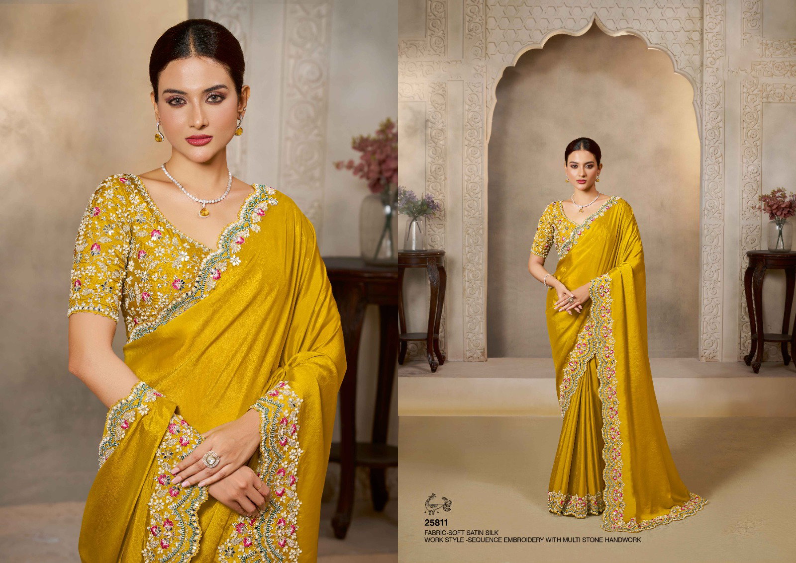 MAHOTSAV PRESENT MOHMNATHAN RIWAHYAT SERIES 25800 FANCY SAREE 6