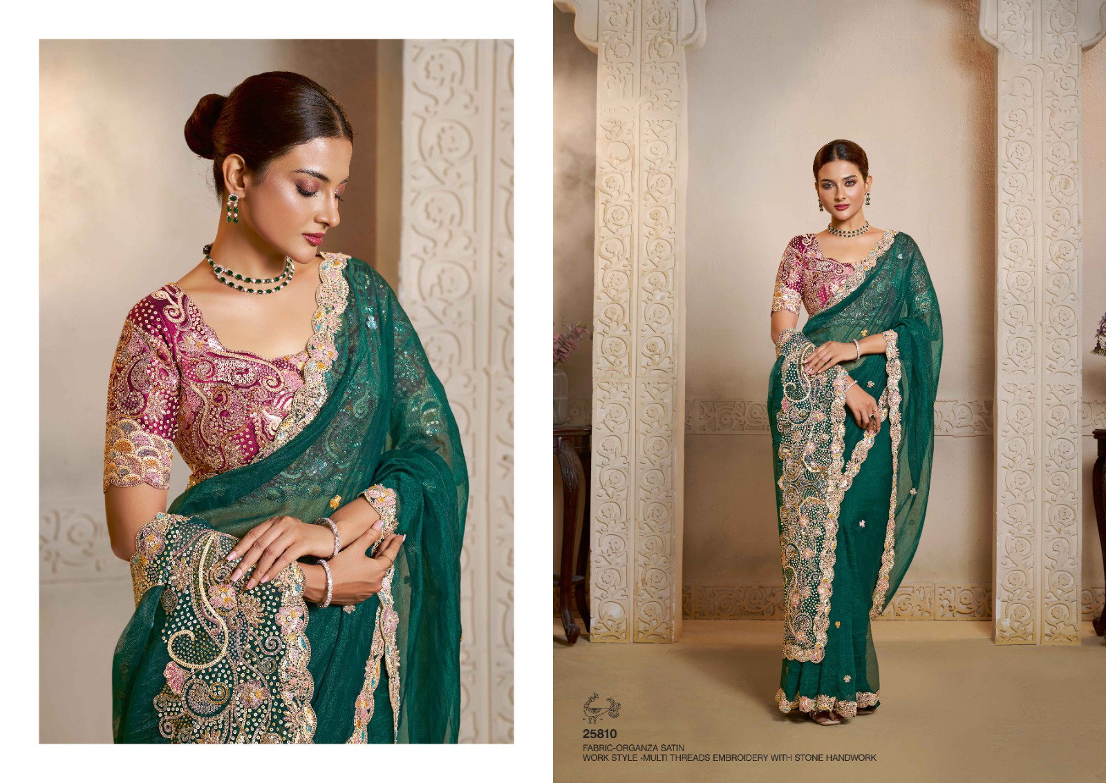 MAHOTSAV PRESENT MOHMNATHAN RIWAHYAT SERIES 25800 FANCY SAREE 5