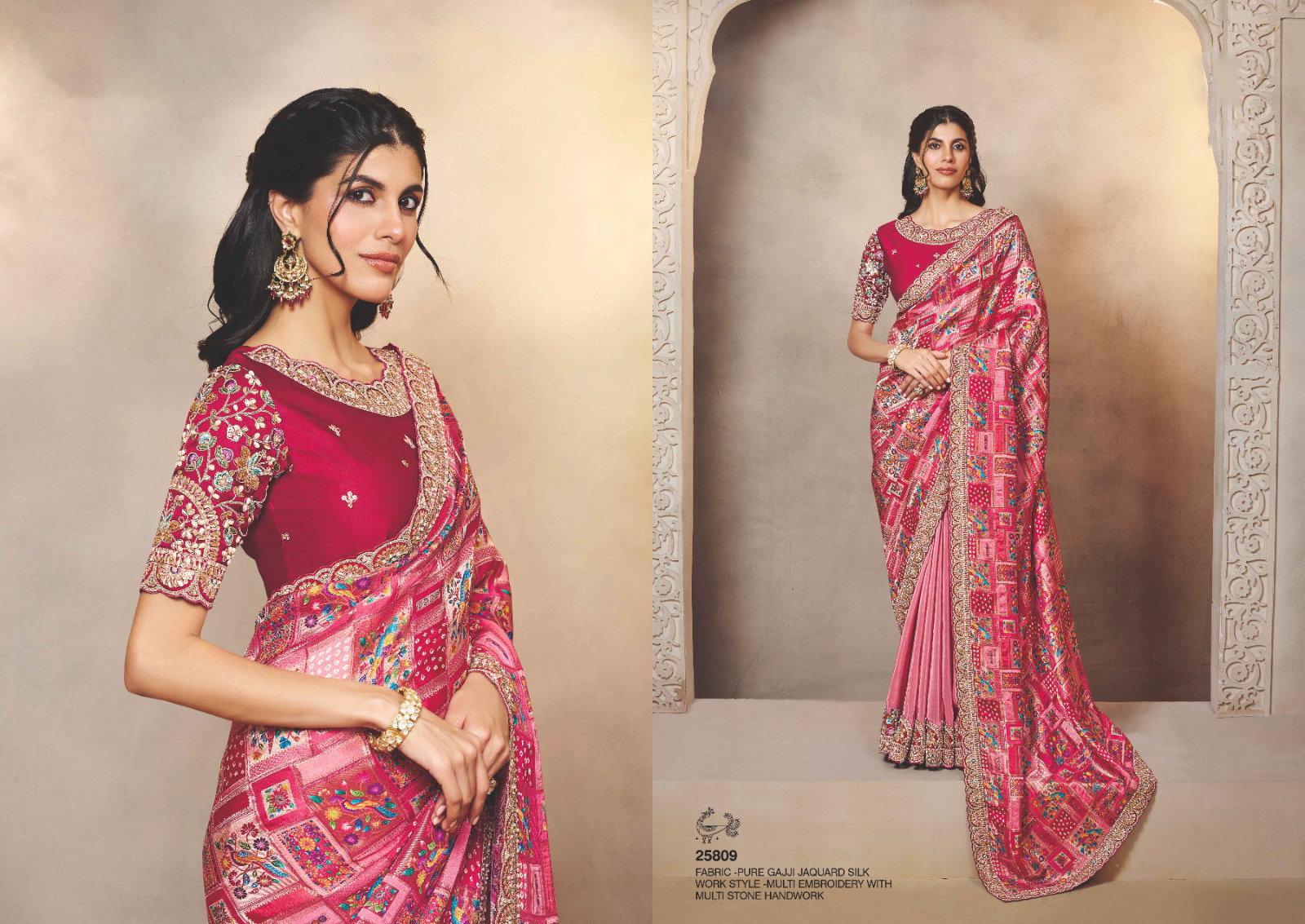 MAHOTSAV PRESENT MOHMNATHAN RIWAHYAT SERIES 25800 FANCY SAREE 3