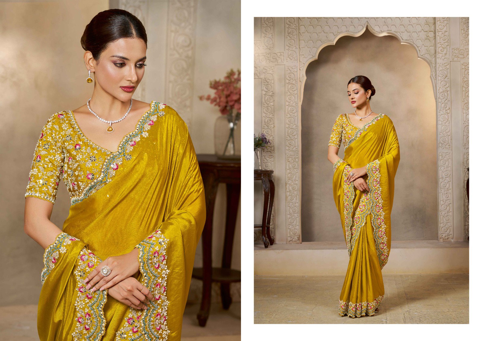 MAHOTSAV PRESENT MOHMNATHAN RIWAHYAT SERIES 25800 FANCY SAREE 7