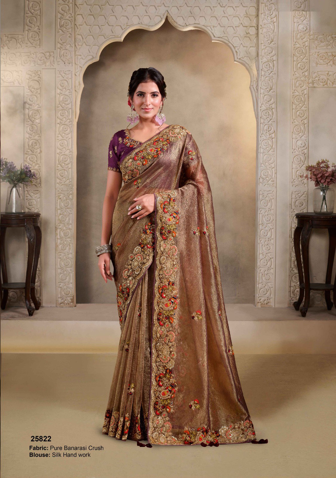 MAHOTSAV PRESENT MOHMNATHAN RIWAHYAT SERIES 25800 FANCY SAREE 4